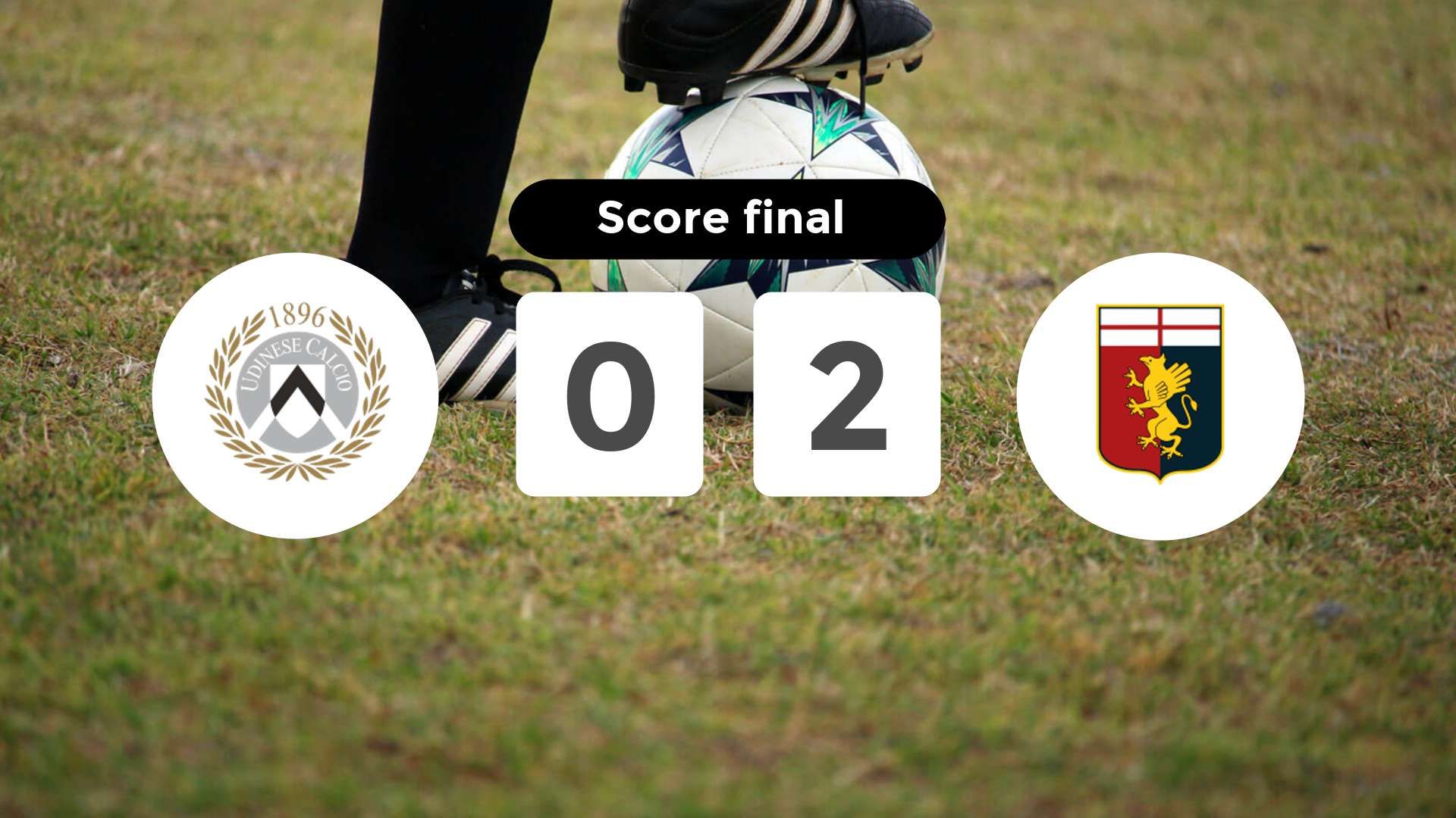 Résumé du match Udinese vs Genoa du 1 décembre 2024
