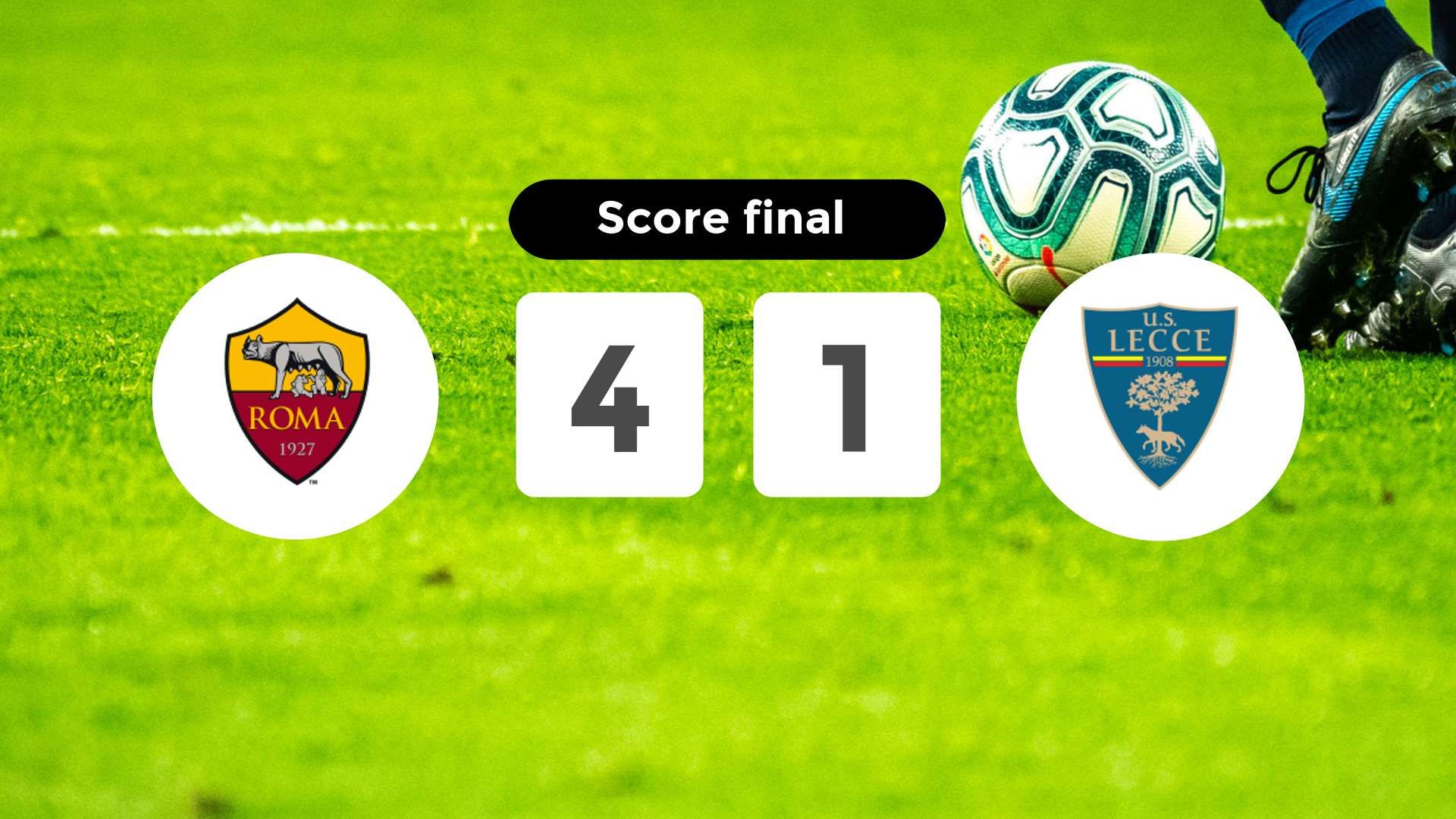 Résumé du match Roma vs Lecce du 7 décembre 2024