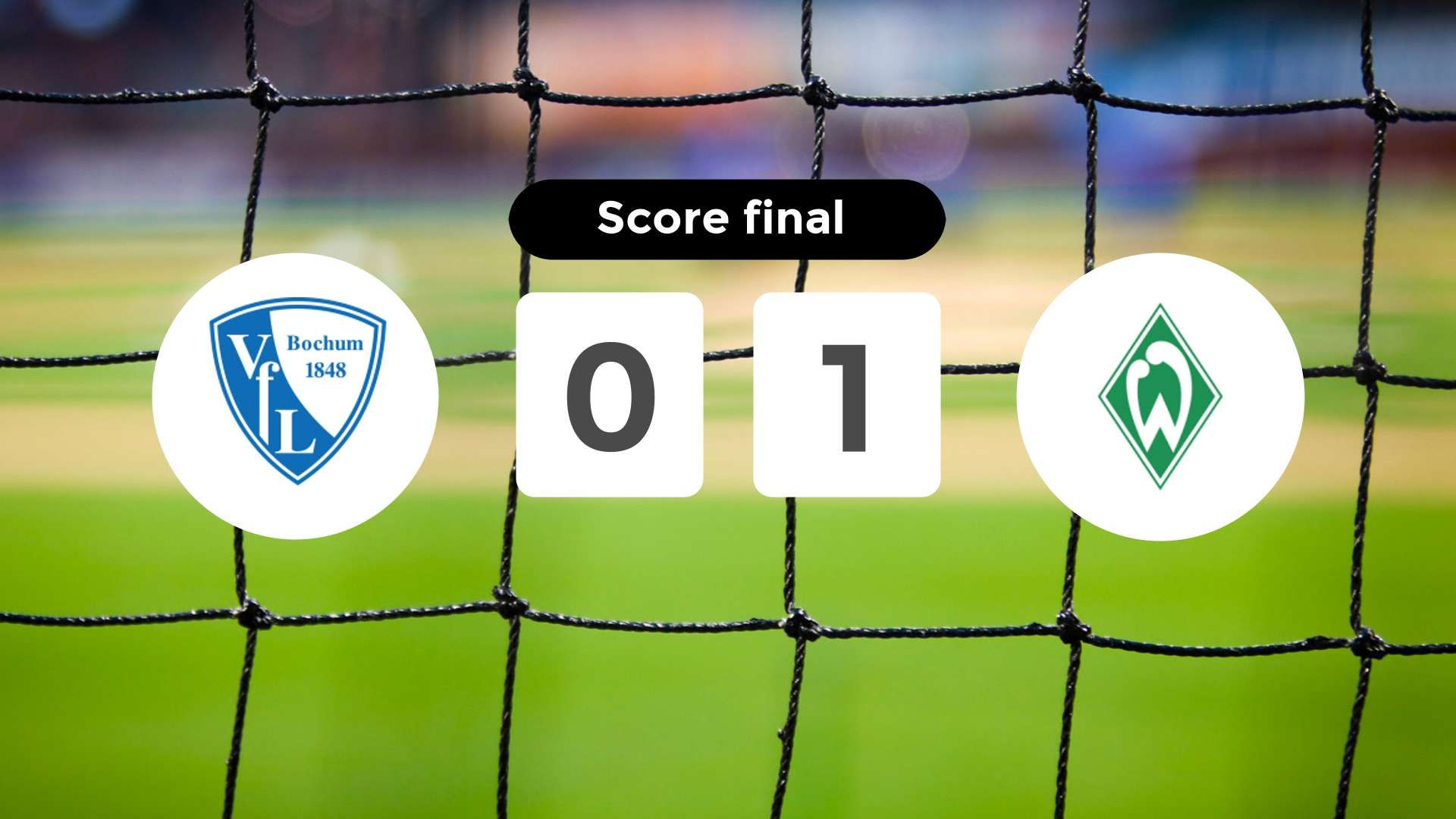 Résumé du match VfL Bochum 1848 vs (F)erder Bremen du 7 décembre 2024