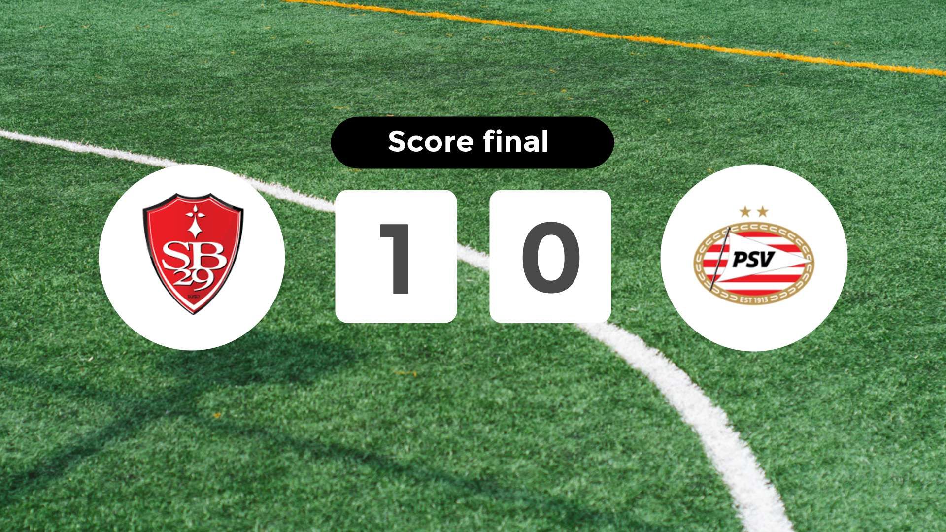 Résumé du match Brest vs PSV du 10 décembre 2024