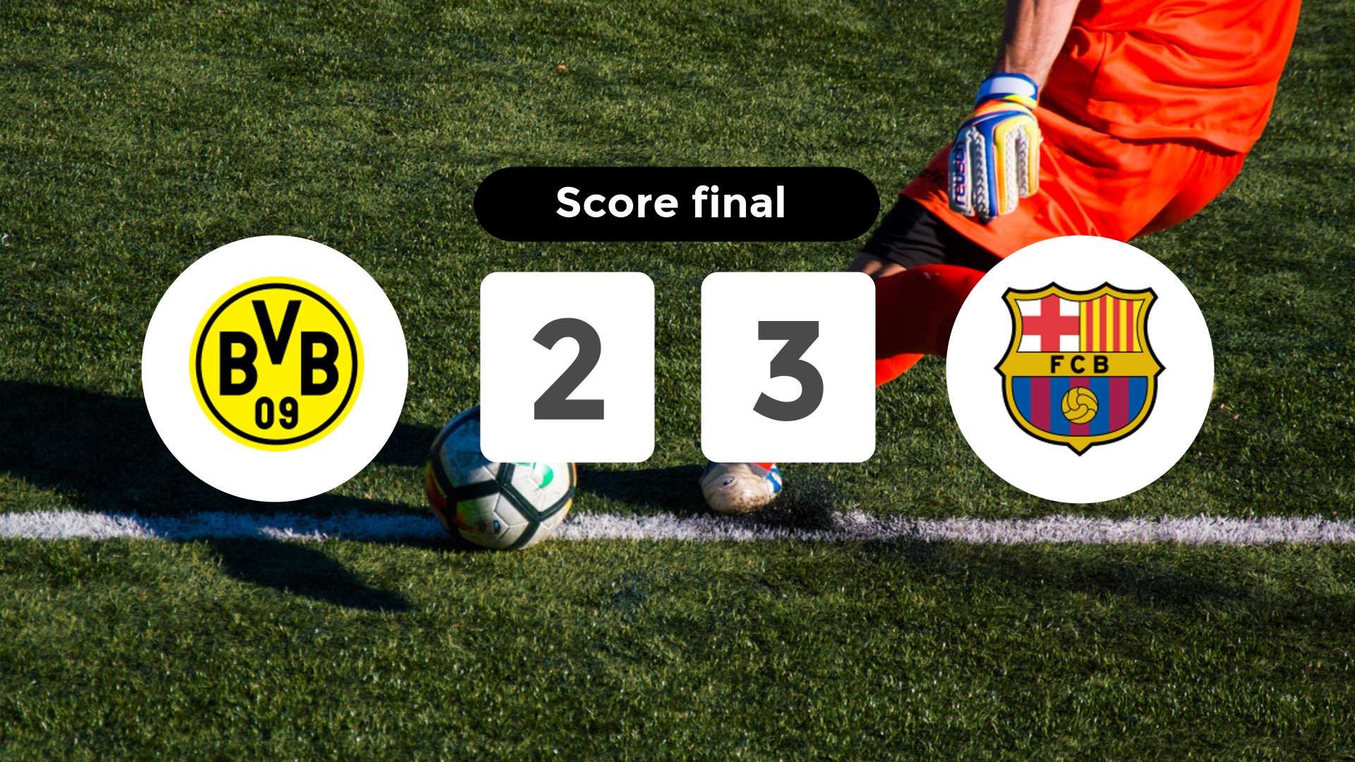 Résumé du match Borussia Dortmund vs FC Barcelona du 11 décembre 2024