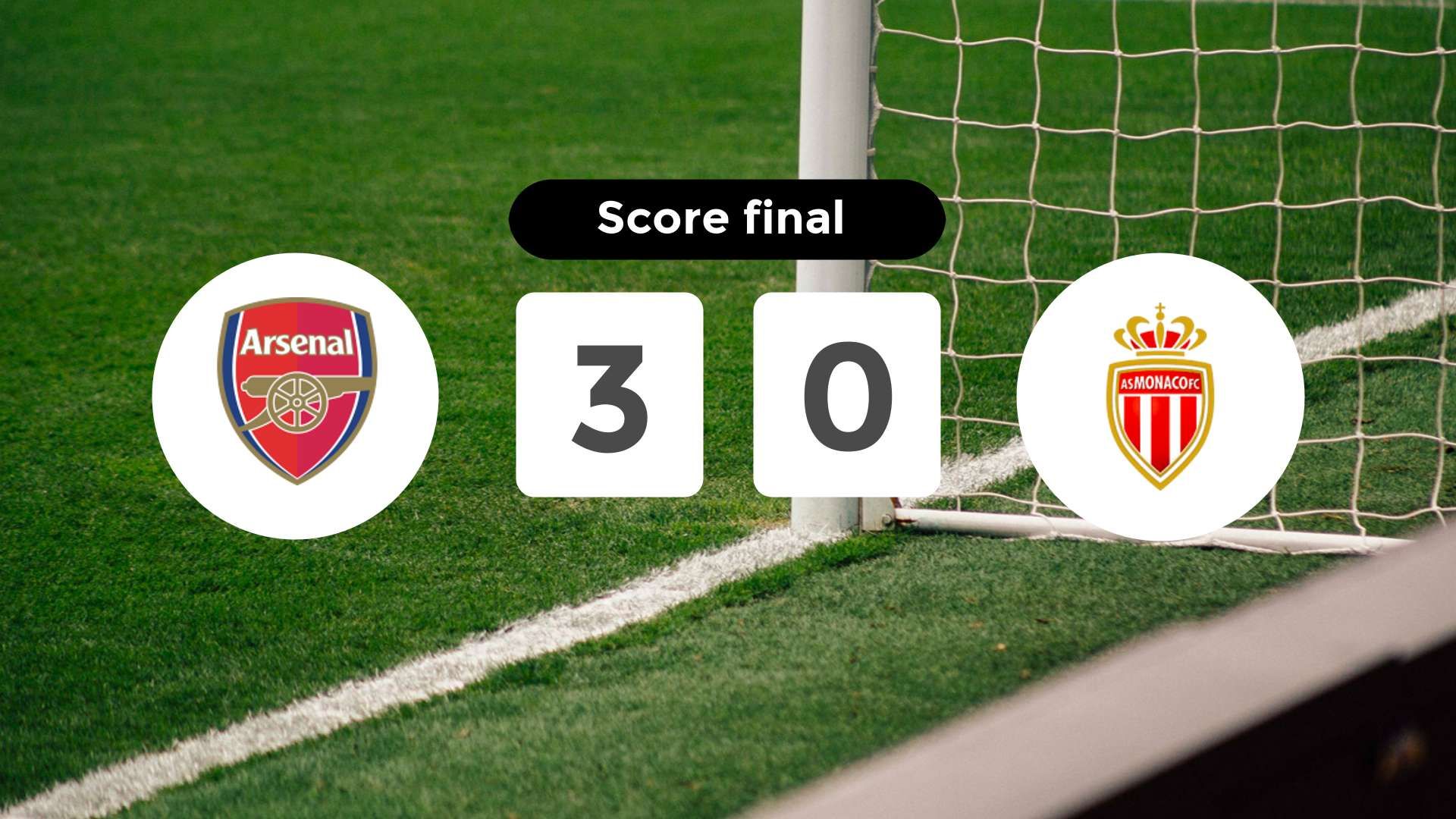 Résumé du match Arsenal vs Monaco du 11 décembre 2024