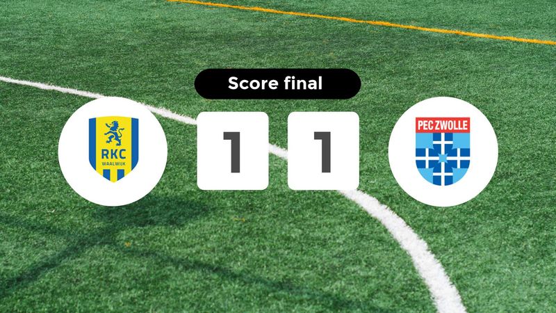 Résumé du match RKC (F)aalwijk vs PEC Zwolle du 20 décembre 2024