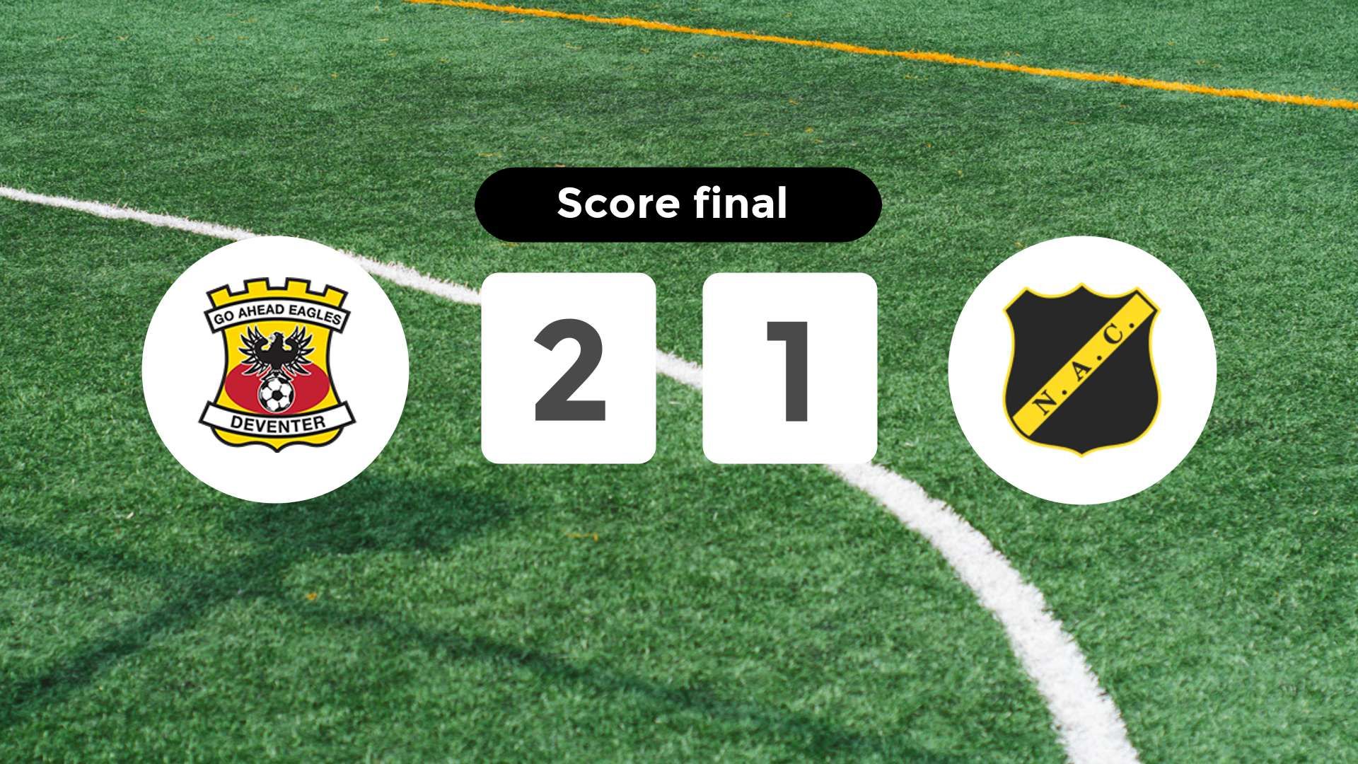 Résumé du match Go Ahead Eagles vs NAC Breda du 21 décembre 2024