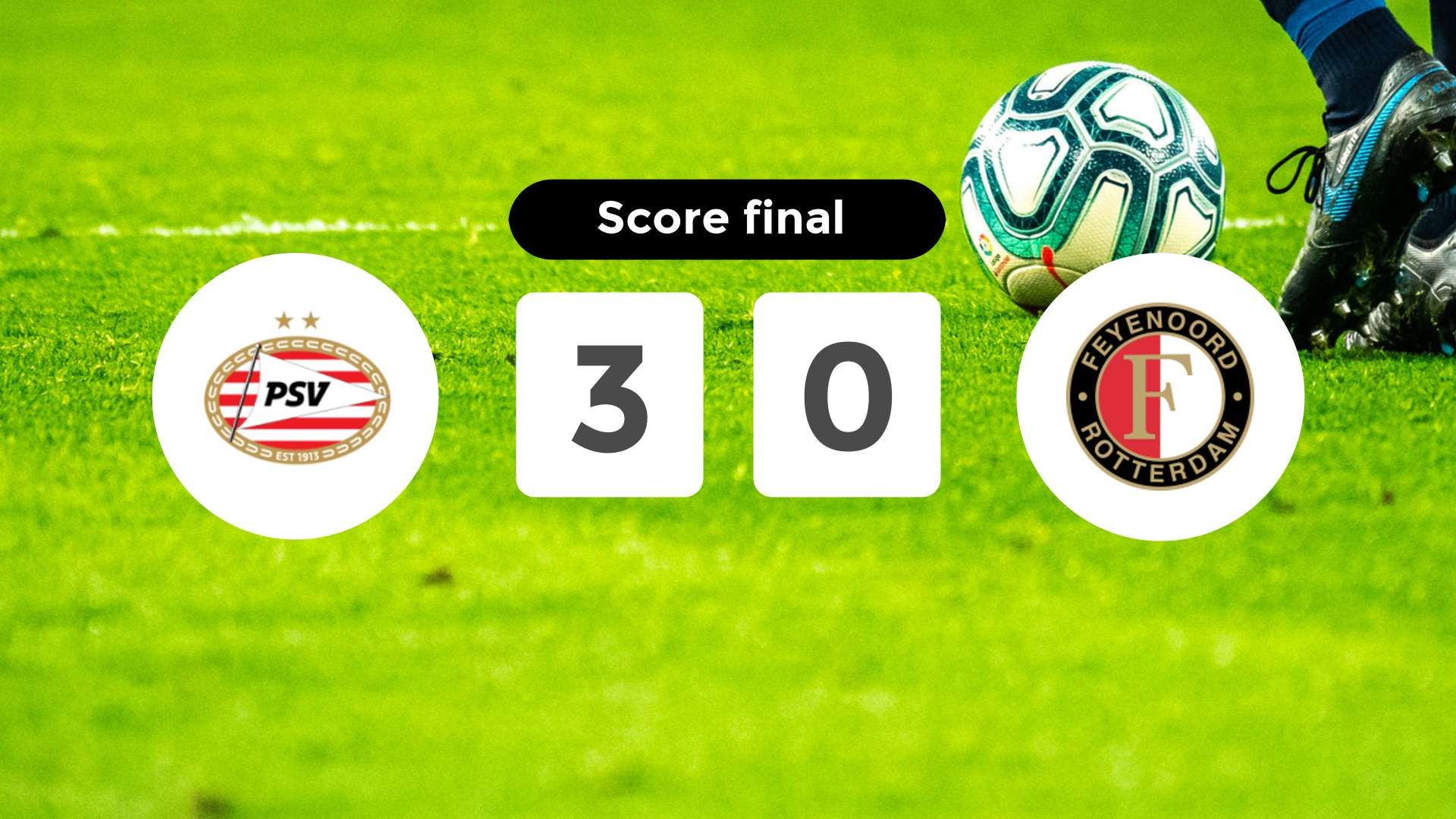 Résumé du match PSV vs Feyenoord du 22 décembre 2024