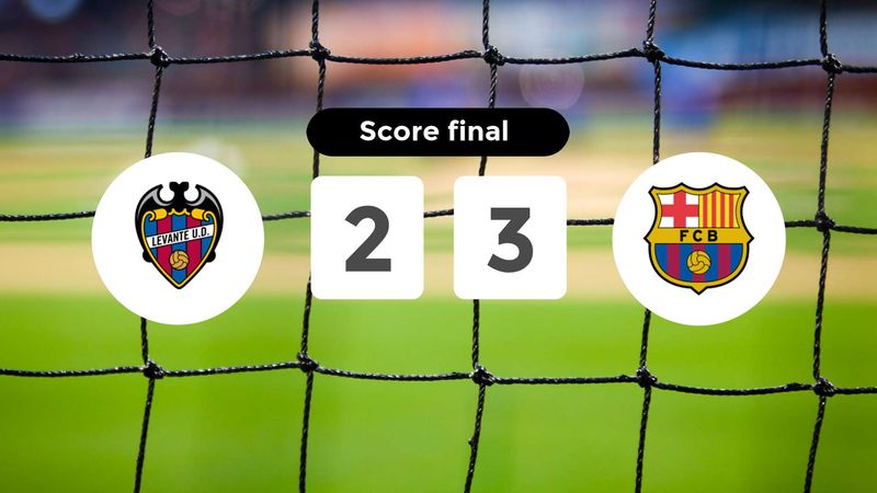 Résumé du match Levante vs FC Barcelona du 23 août 2025