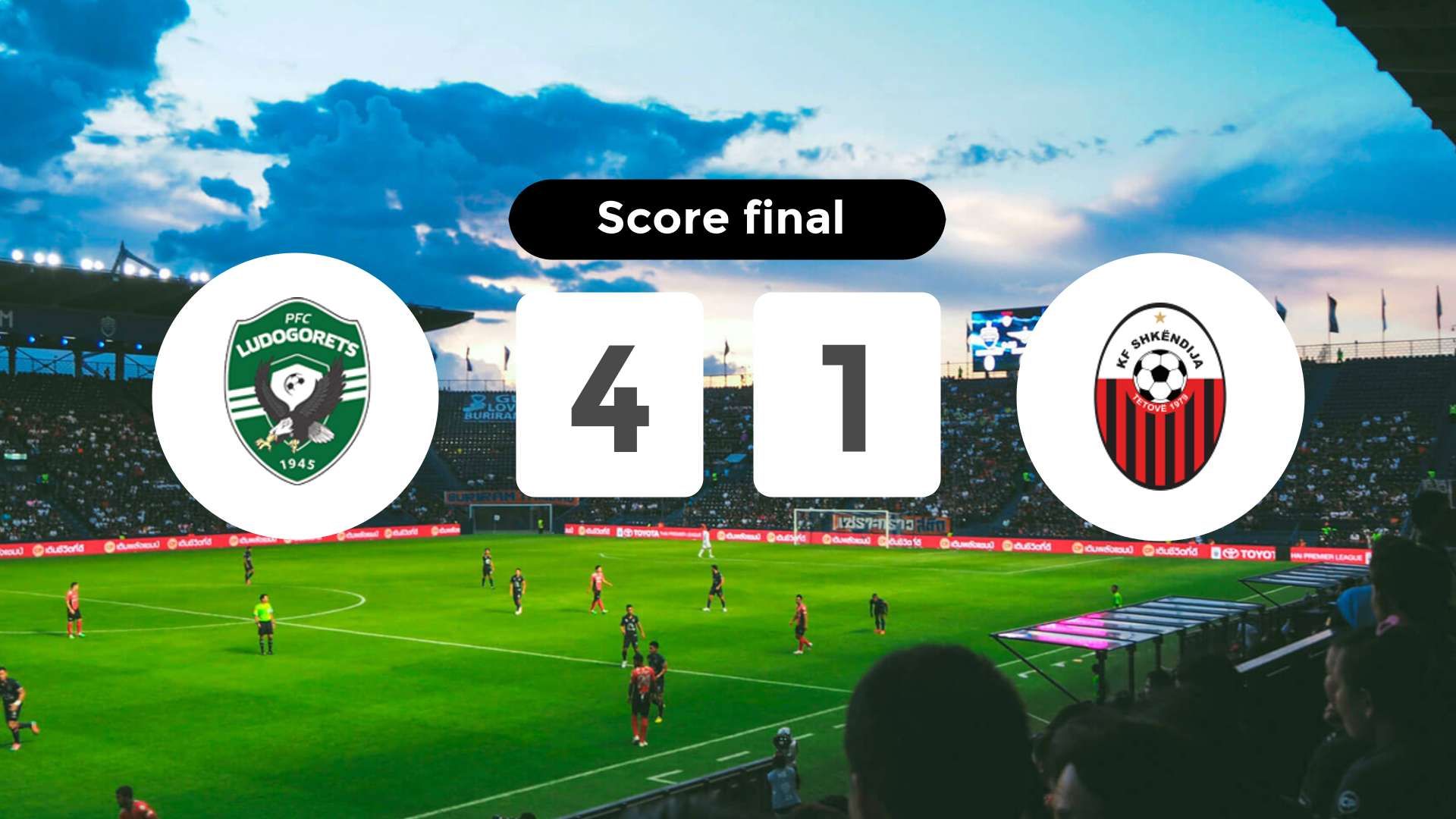 Résumé du match Ludogorets vs Skendija 79 du 28 août 2025