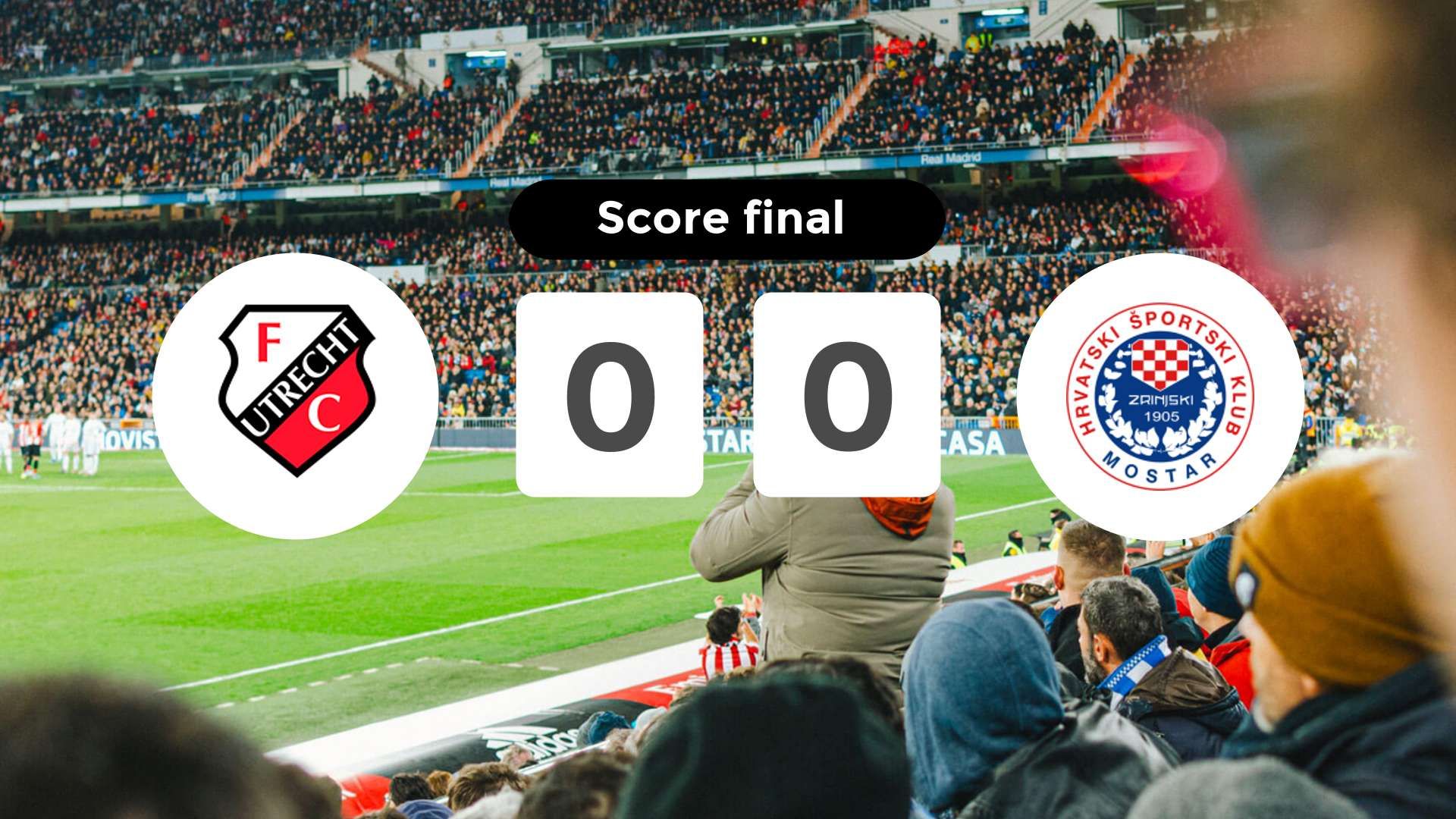 Résumé du match FC Utrecht vs Zrinjski du 28 août 2025