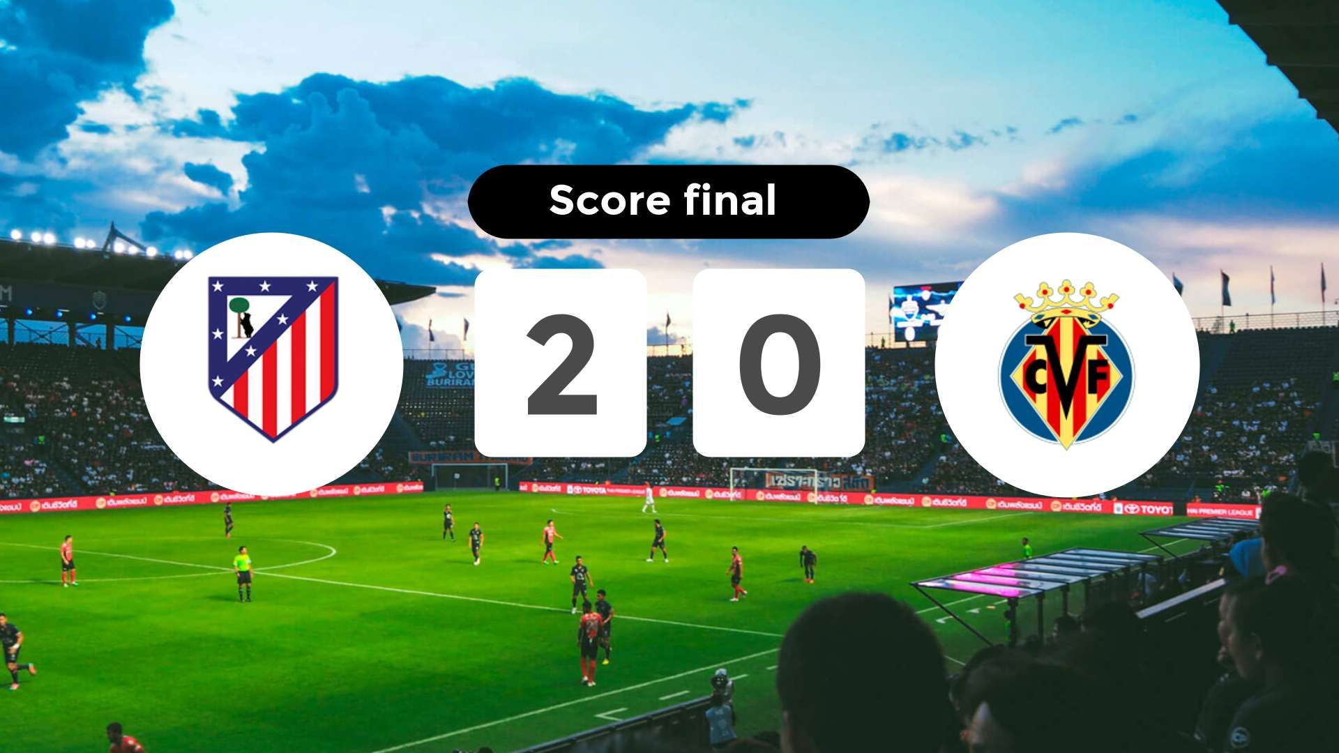 Résumé du match Atlético Madrid vs Villarreal du 13 septembre 2025