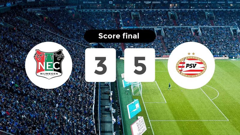 Résumé du match NEC Nijmegen vs PSV du 13 septembre 2025