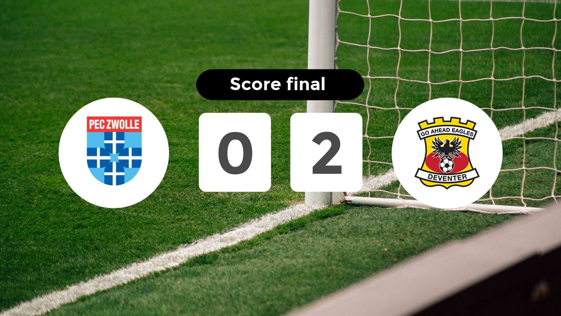 Résumé du match PEC Zwolle vs Go Ahead Eagles du 21 septembre 2025