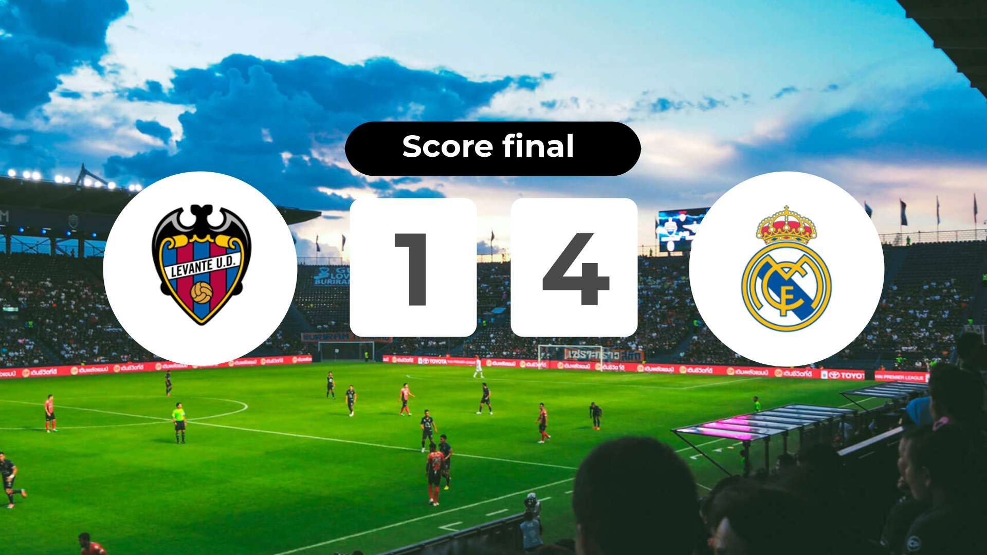 Résumé du match Levante vs Real Madrid du 23 septembre 2025
