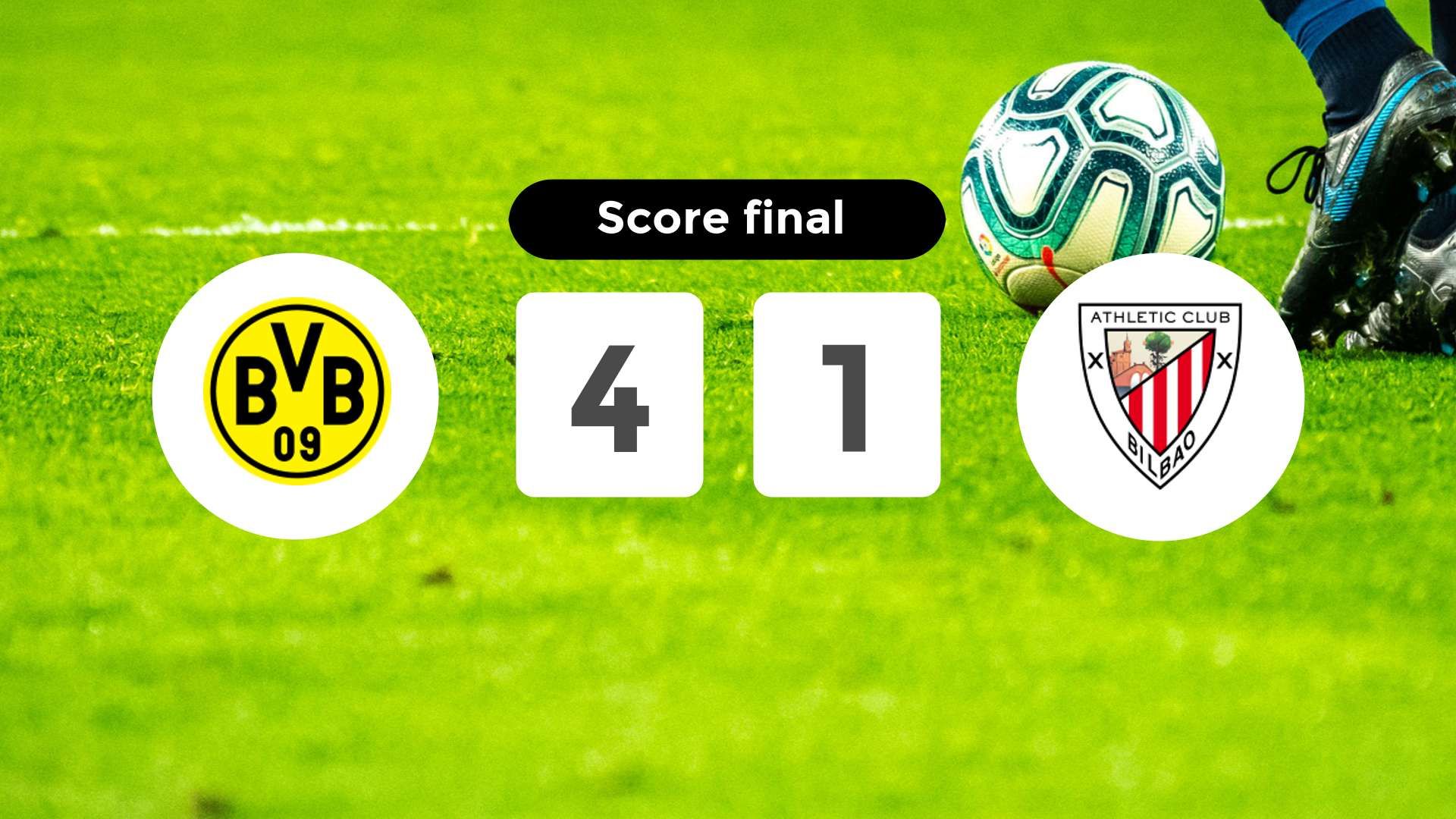 Résumé du match Borussia Dortmund vs Athletic Club du 1 octobre 2025