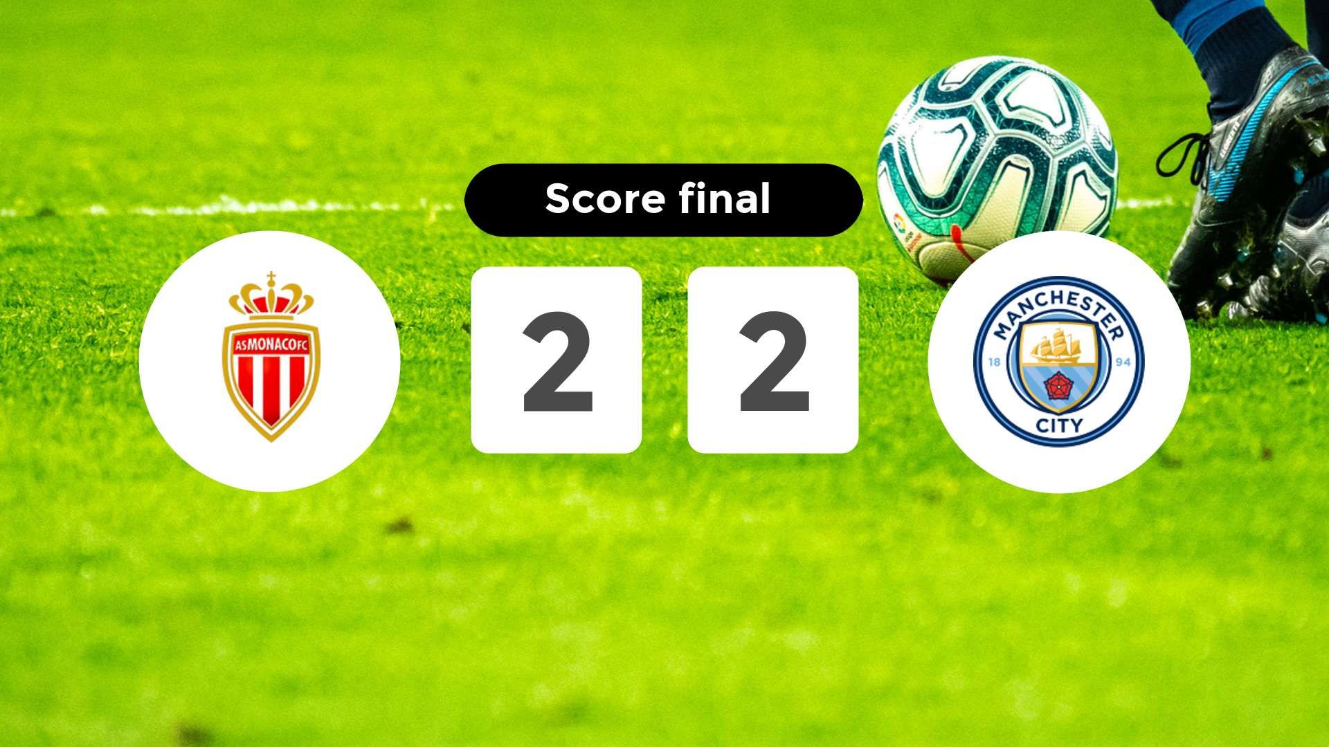 Résumé du match Monaco vs Manchester City du 1 octobre 2025