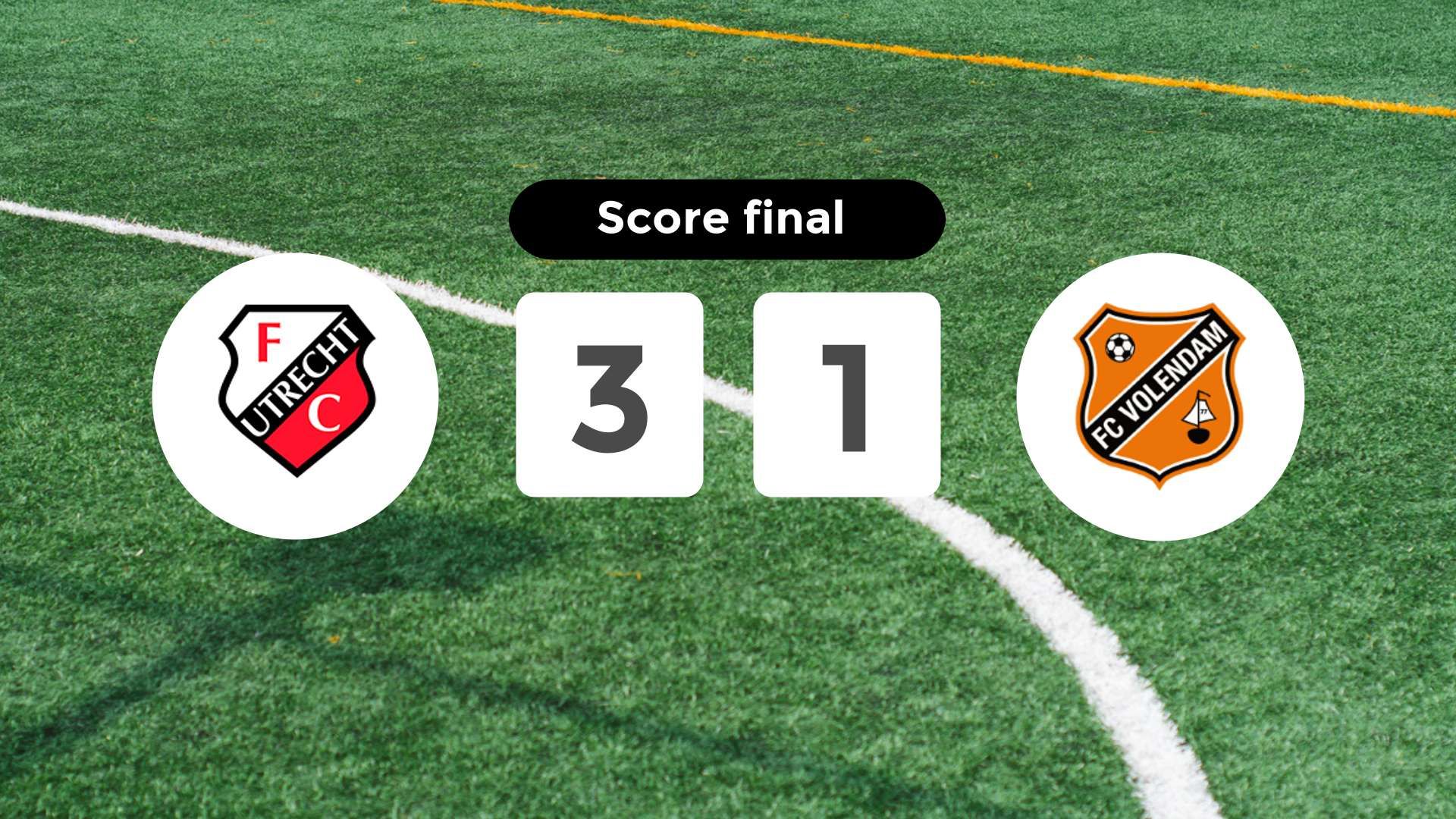 Résumé du match FC Utrecht vs FC Volendam du 18 octobre 2025