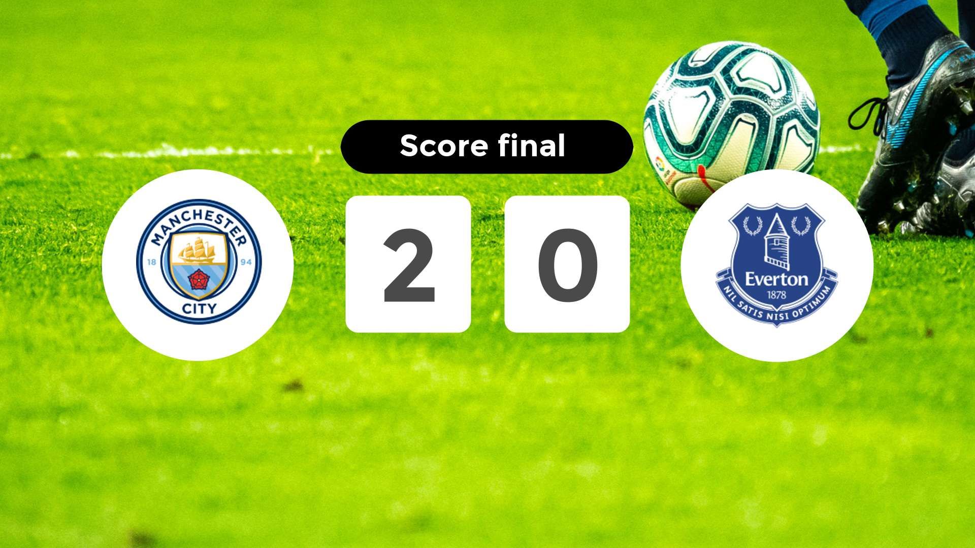 Résumé du match Manchester City vs Everton du 18 octobre 2025