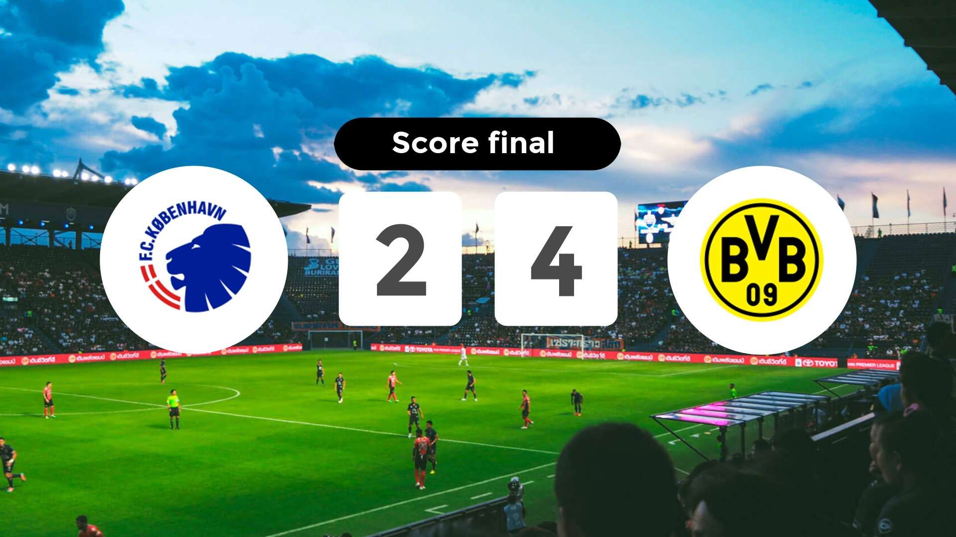 Résumé du match FC København vs Borussia Dortmund du 21 octobre 2025