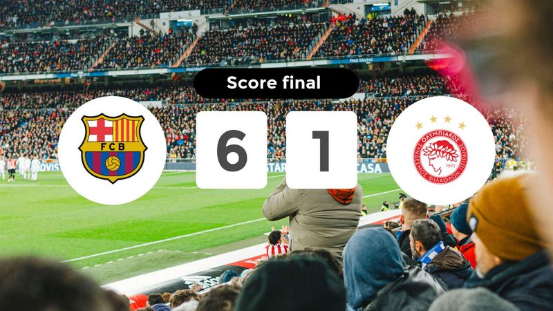 Résumé du match FC Barcelona vs Olympiacos F.C. du 21 octobre 2025