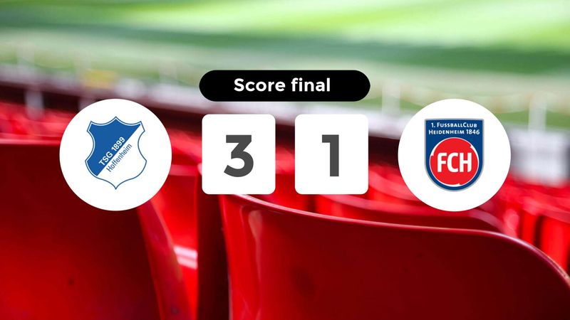 Résumé du match TSG Hoffenheim vs Heidenheim du 25 octobre 2025