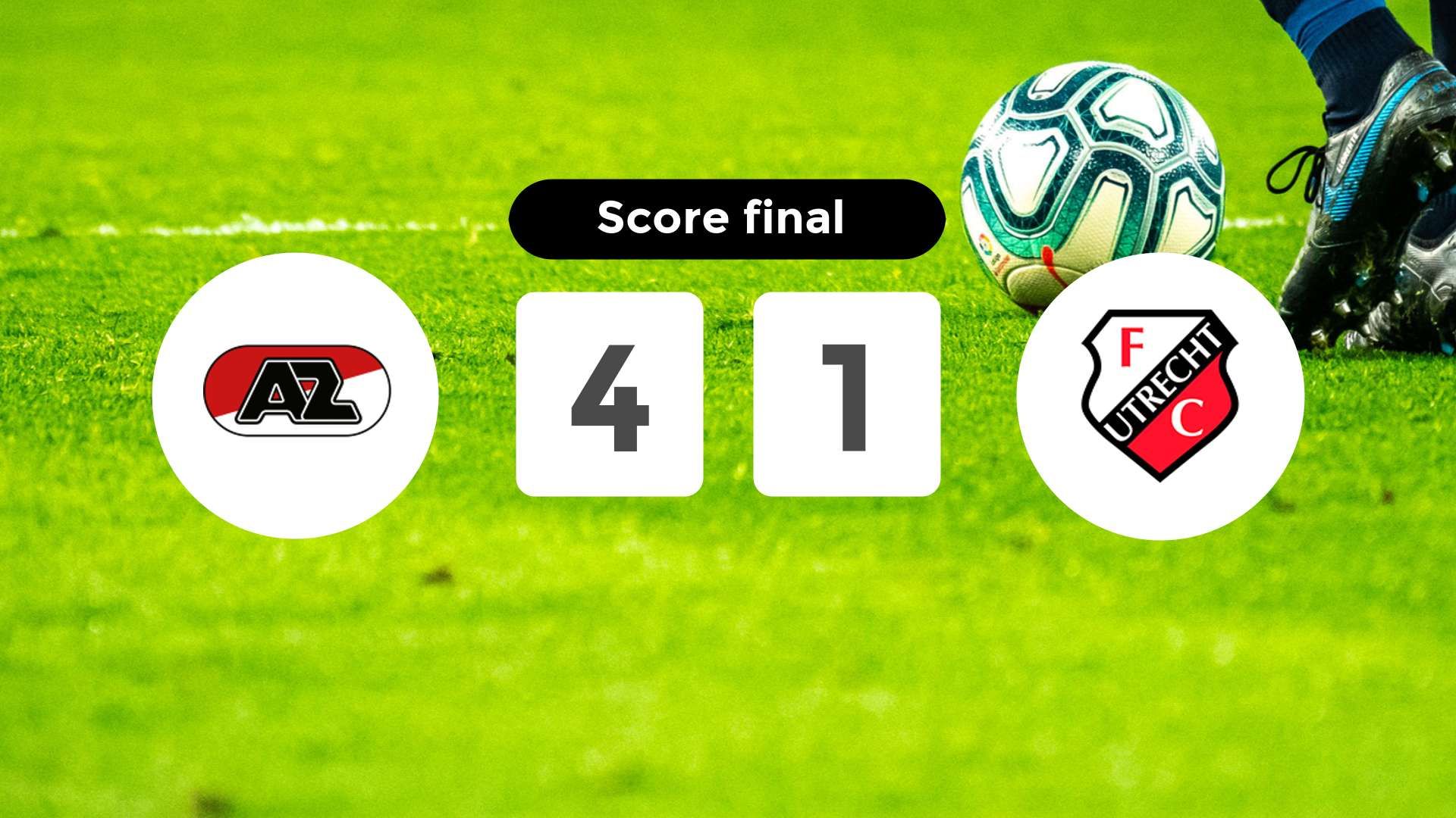 Résumé du match AZ vs FC Utrecht du 26 octobre 2025