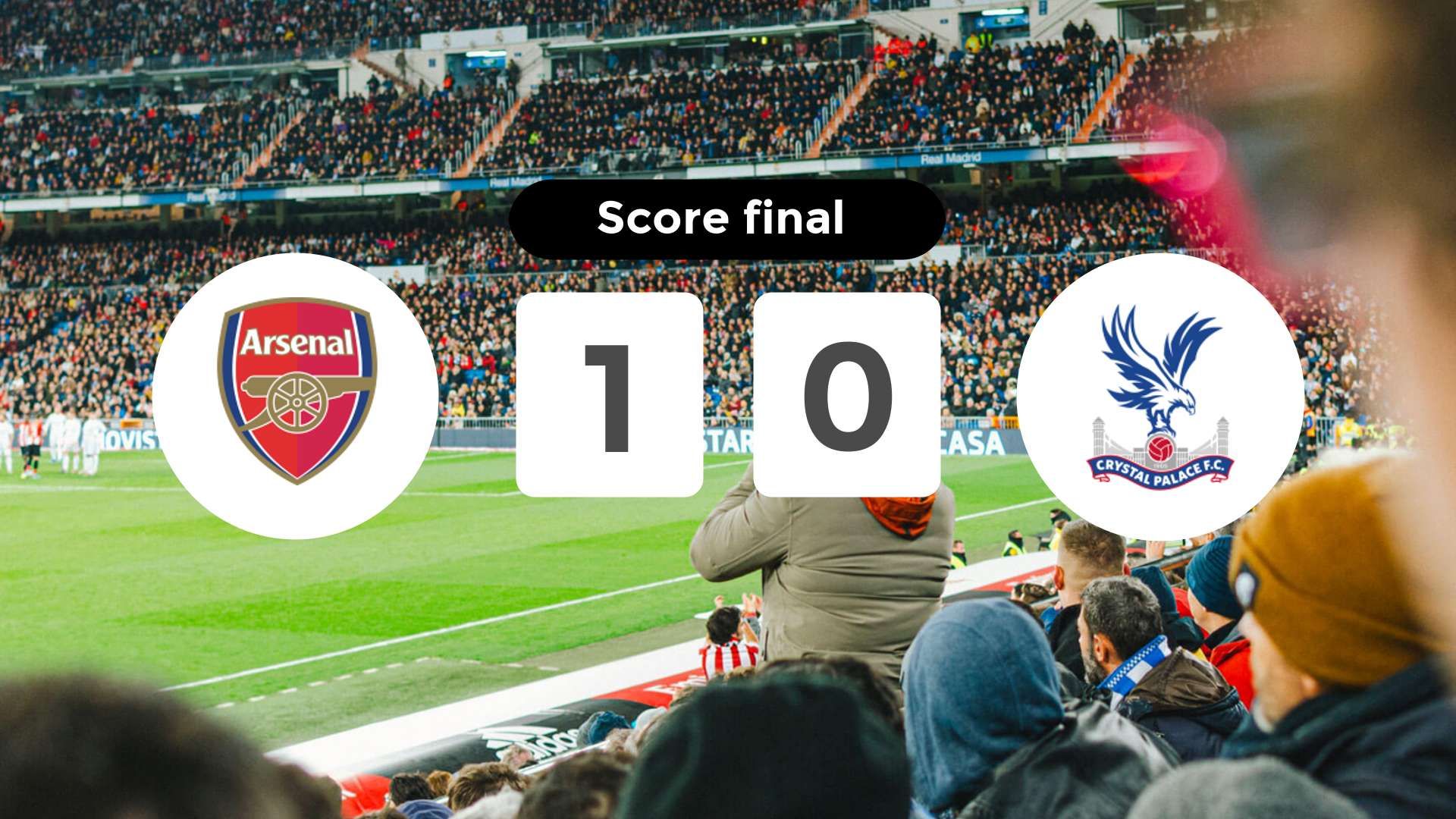 Résumé du match Arsenal vs Crystal Palace du 26 octobre 2025