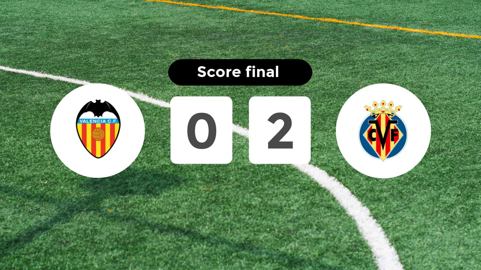 Résumé du match Valencia vs Villarreal du 26 octobre 2025