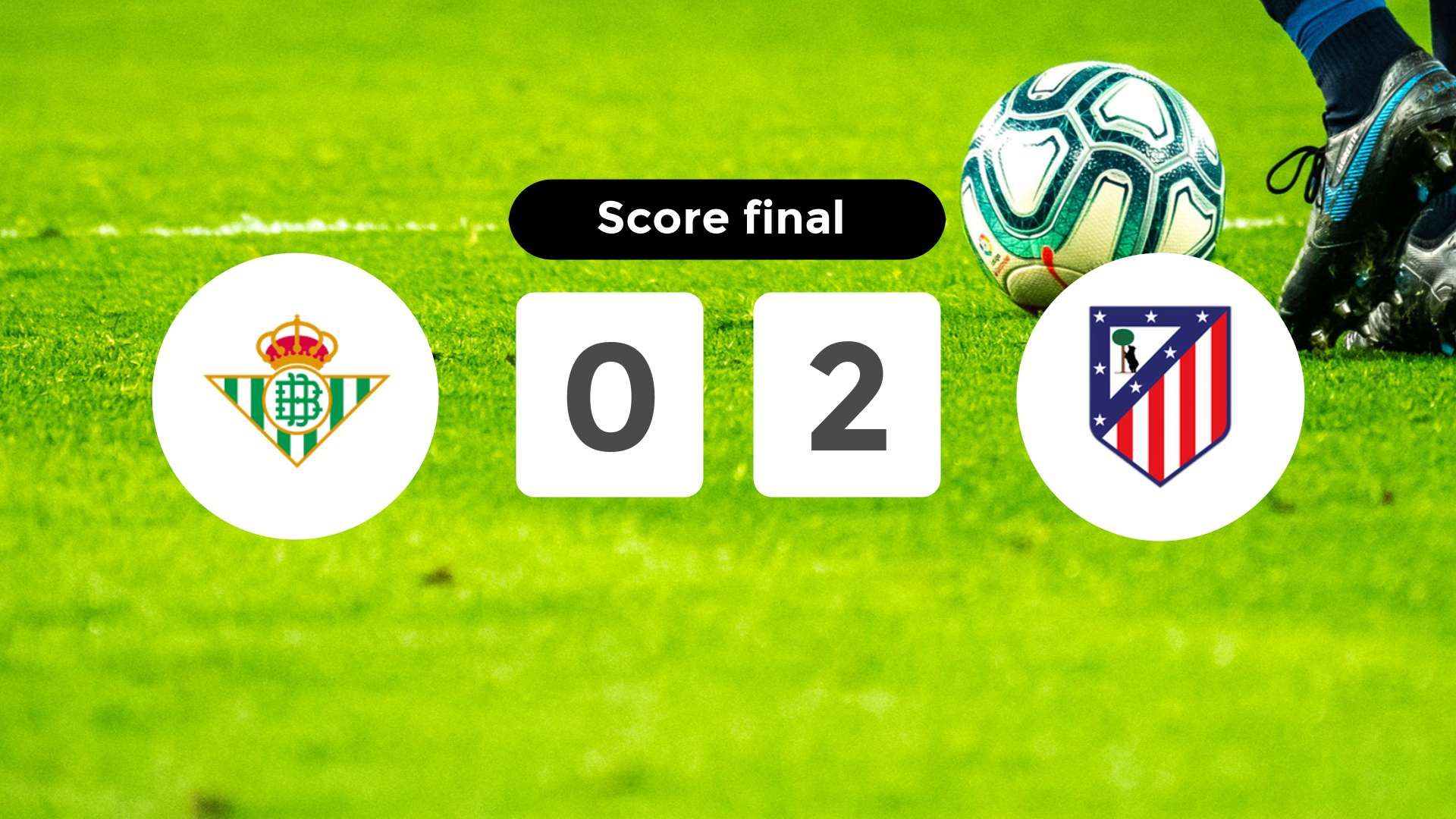 Résumé du match Real Betis vs Atlético Madrid du 26 octobre 2025
