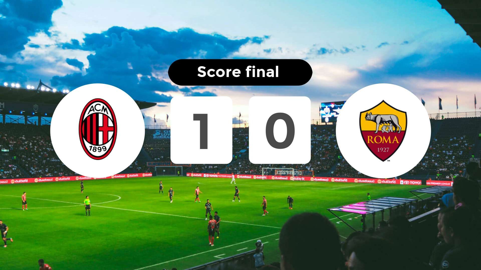 Résumé du match Milan vs Roma du 2 novembre 2025