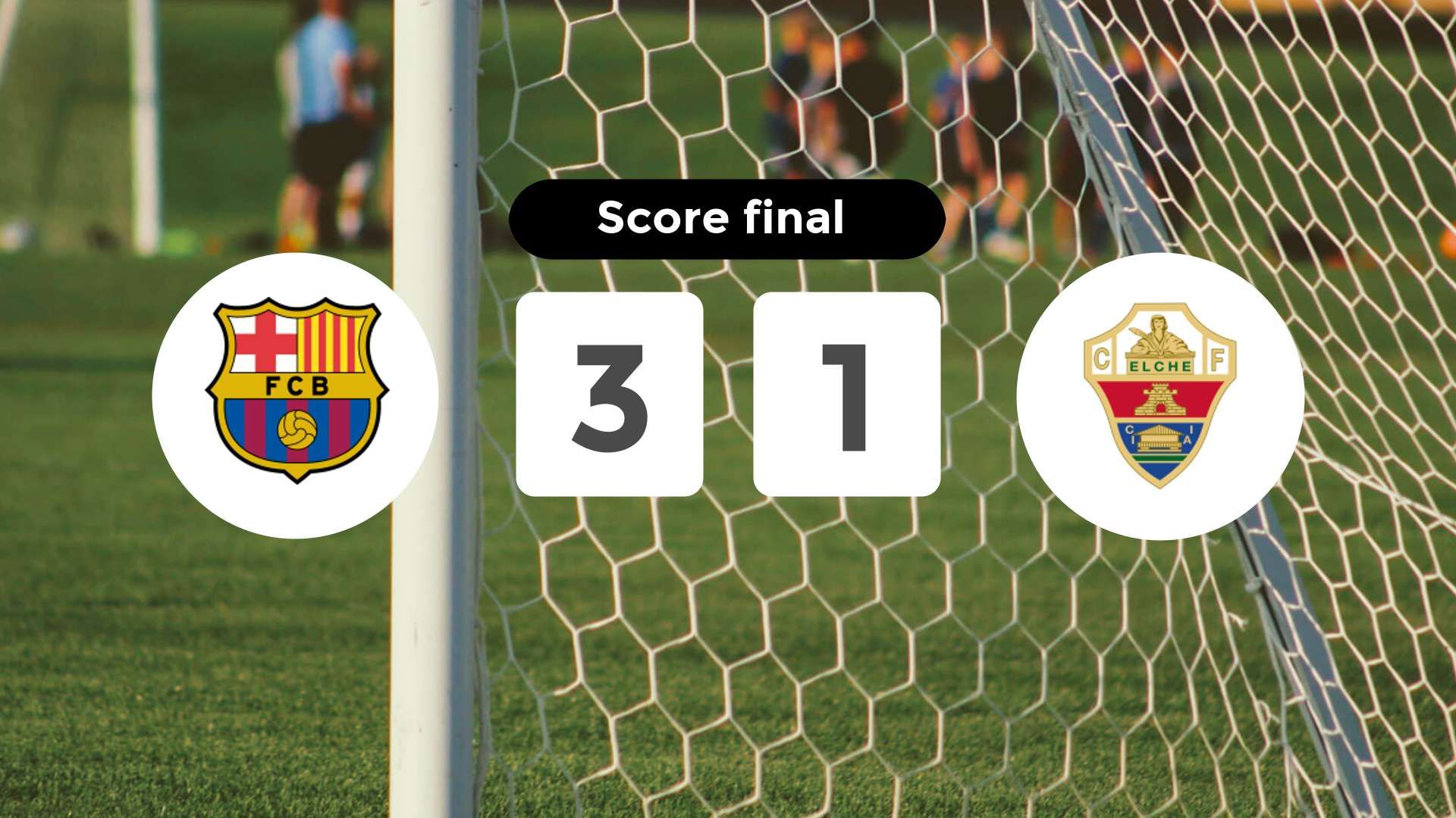 Résumé du match FC Barcelona vs Elche du 2 novembre 2025