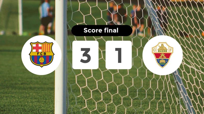 Résumé du match FC Barcelona vs Elche du 2 novembre 2025