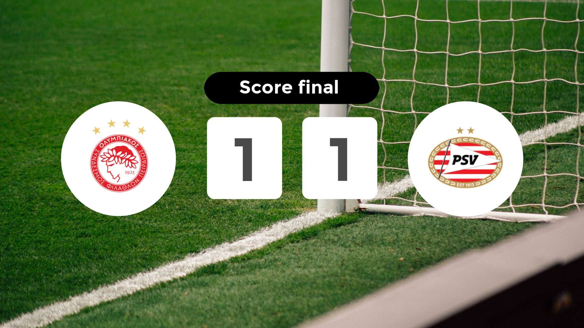 Résumé du match Olympiacos F.C. vs PSV du 4 novembre 2025