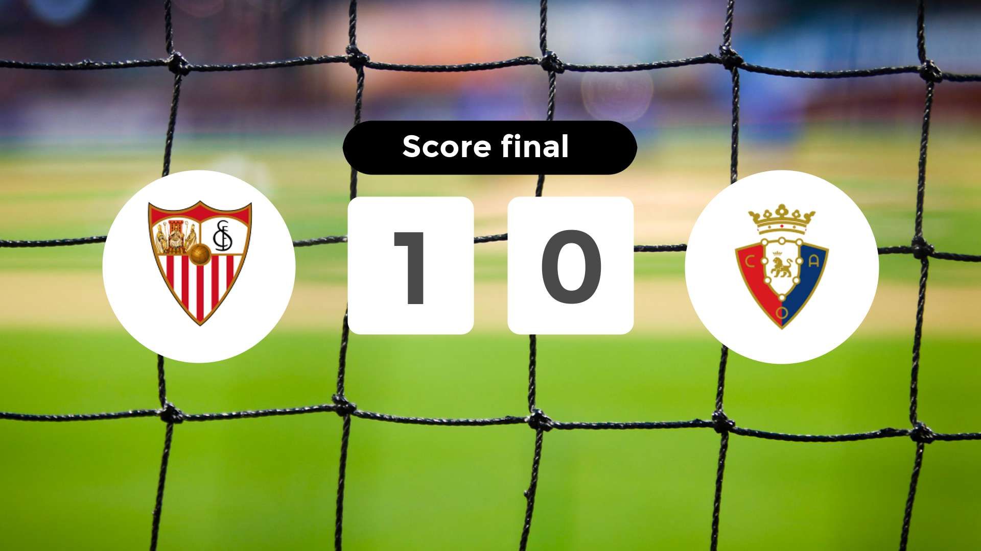 Résumé du match Sevilla vs Osasuna du 8 novembre 2025