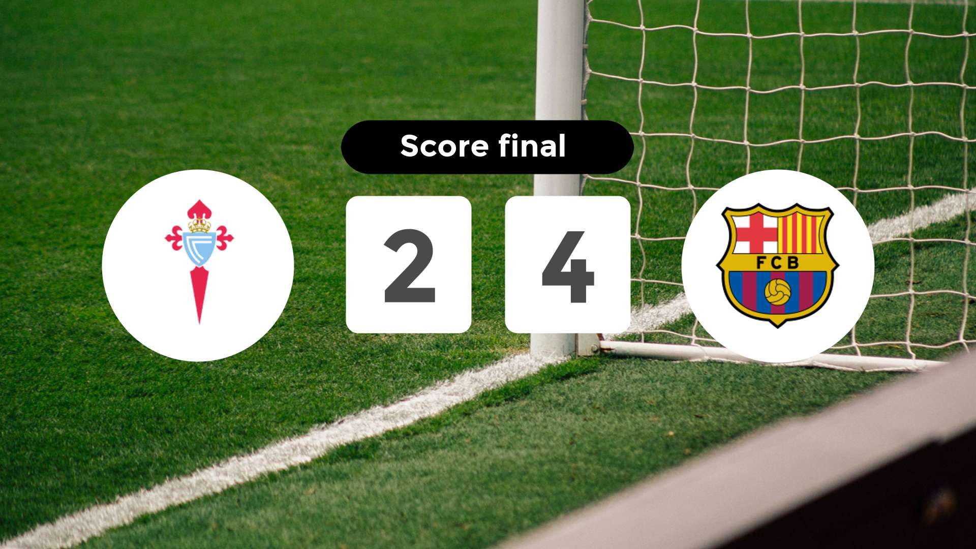 Résumé du match Celta de Vigo vs FC Barcelona du 9 novembre 2025