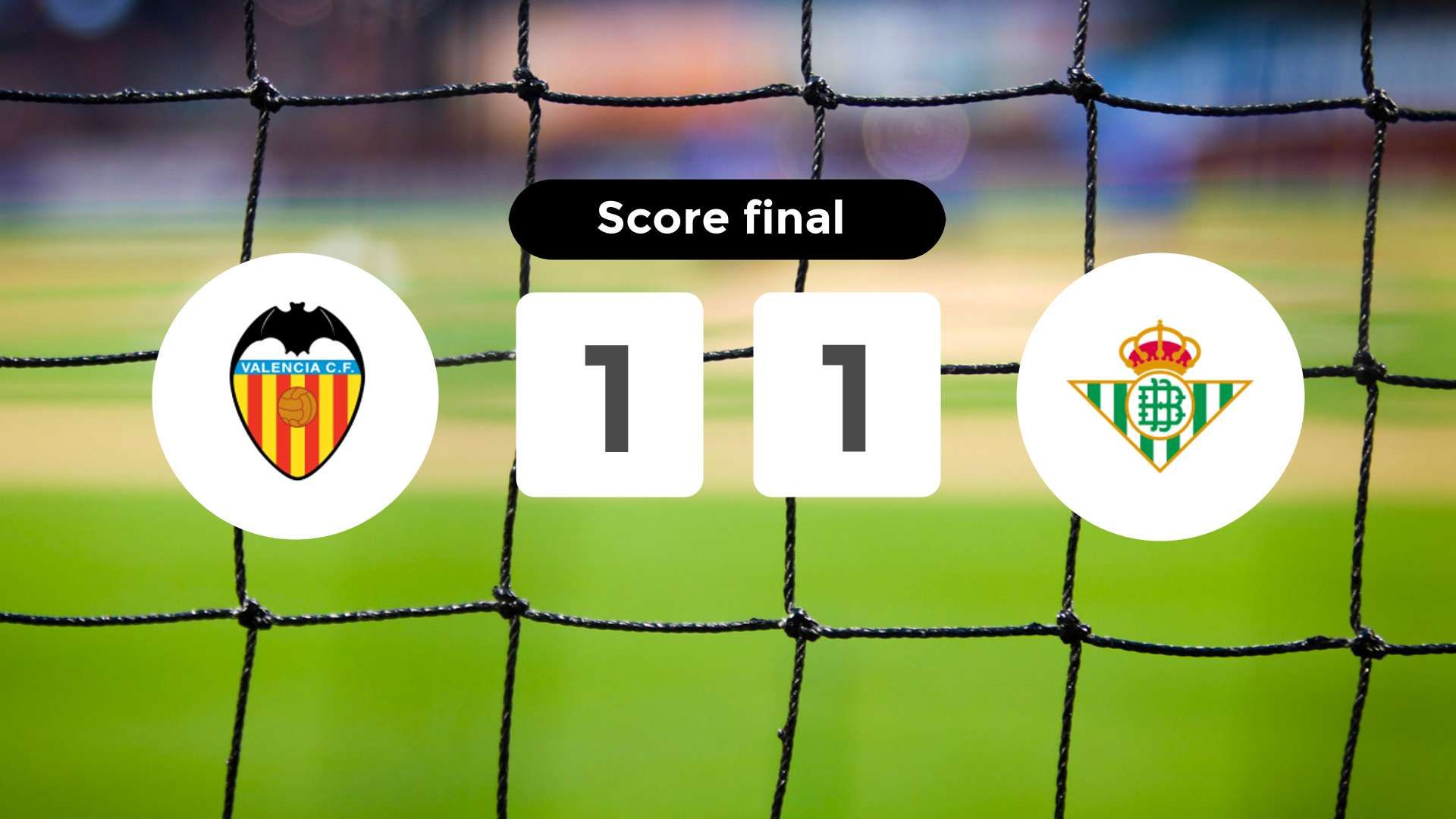 Résumé du match Valencia vs Real Betis du 9 novembre 2025