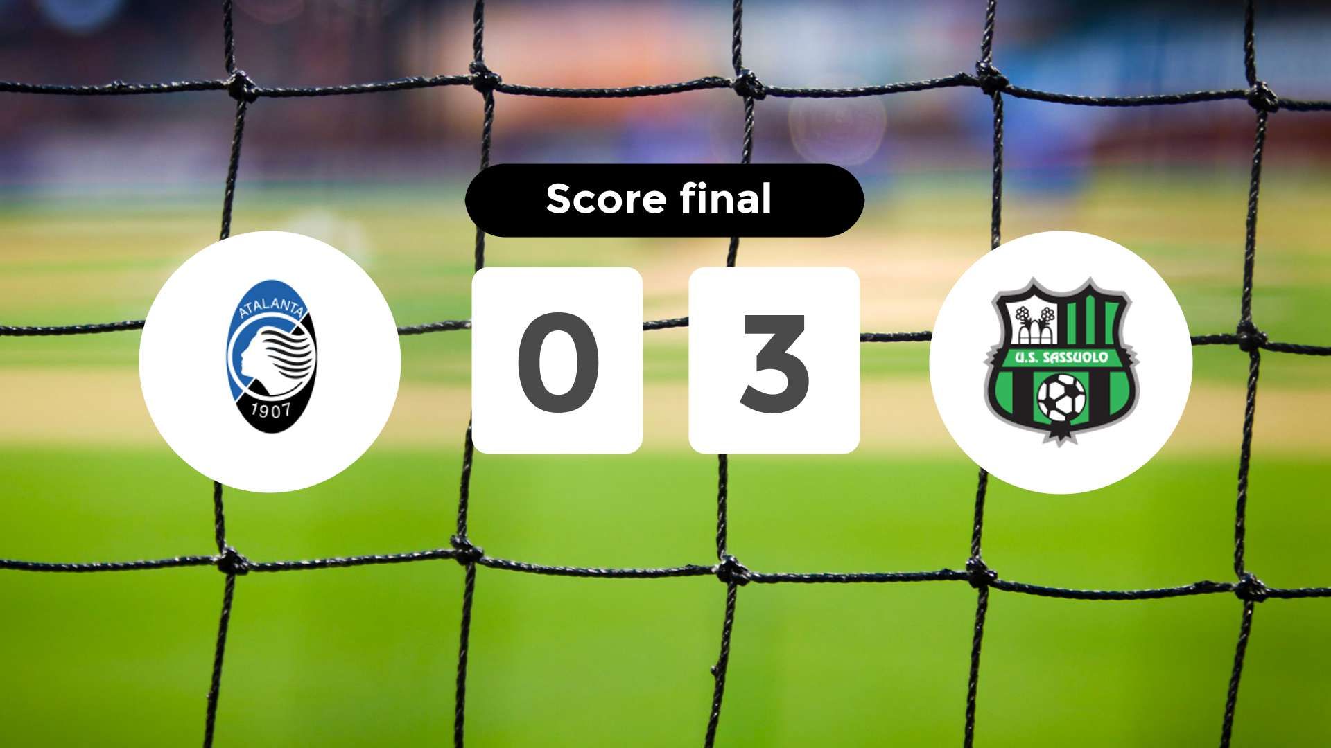 Résumé du match Atalanta vs Sassuolo du 9 novembre 2025