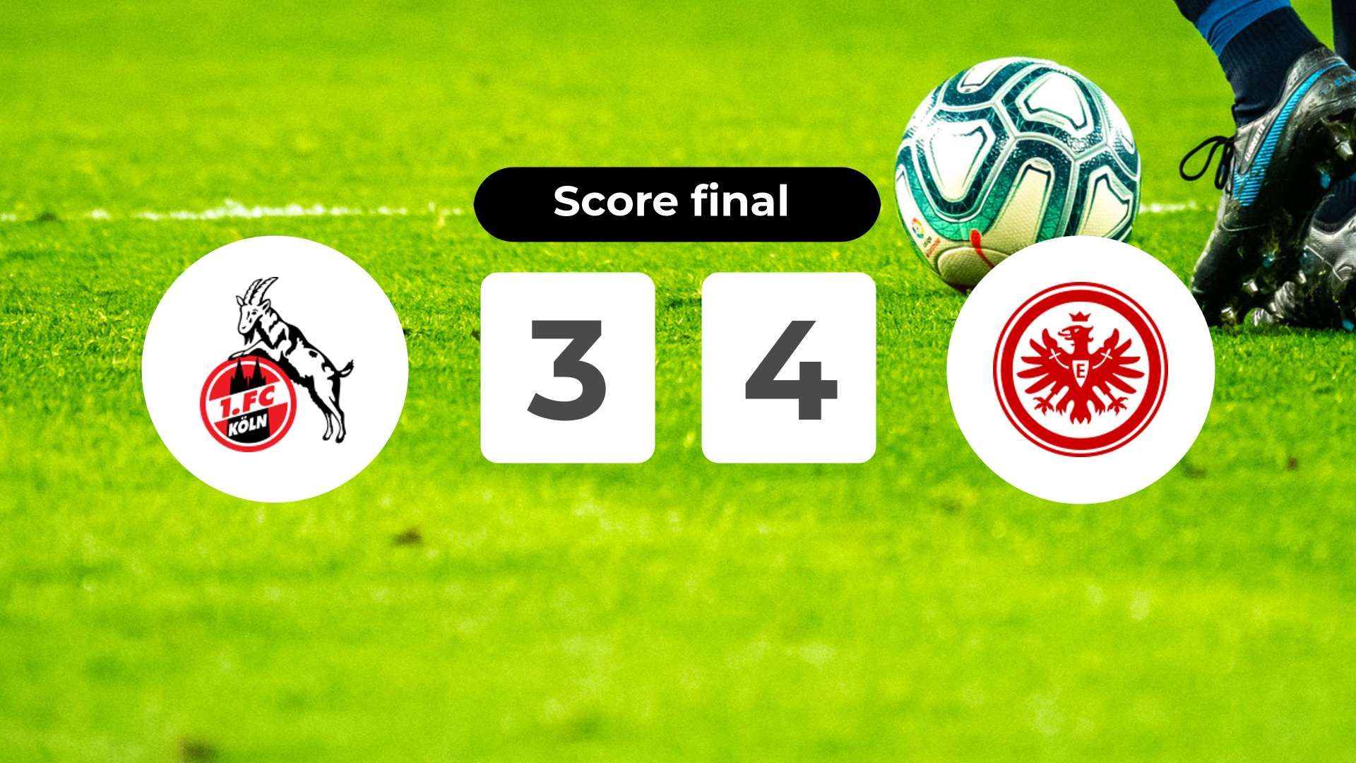 Résumé du match FC Köln vs Eintracht Frankfurt du 22 novembre 2025