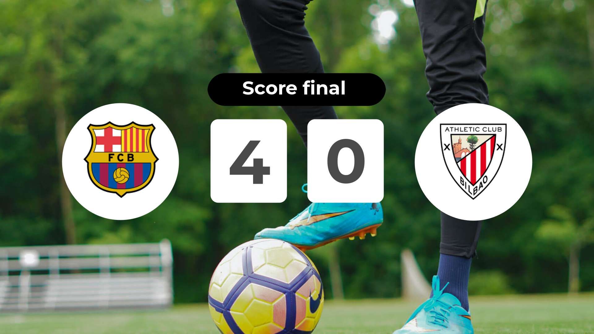 Résumé du match FC Barcelona vs Athletic Club du 22 novembre 2025