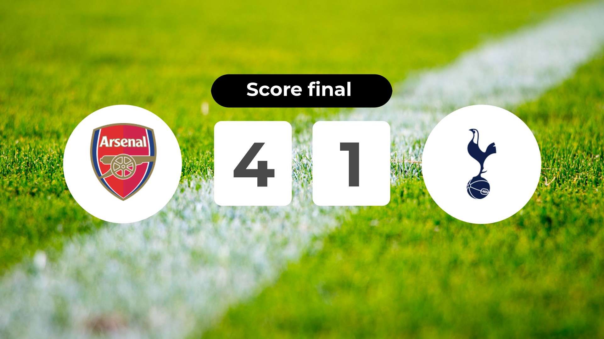 Résumé du match Arsenal vs Tottenham Hotspur du 23 novembre 2025