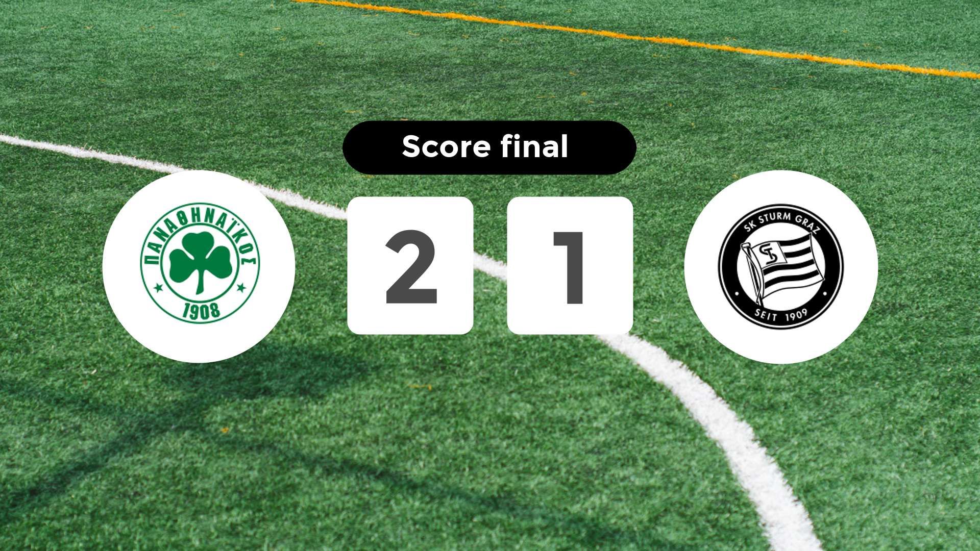 Résumé du match Panathinaikos vs Sturm Graz du 27 novembre 2025