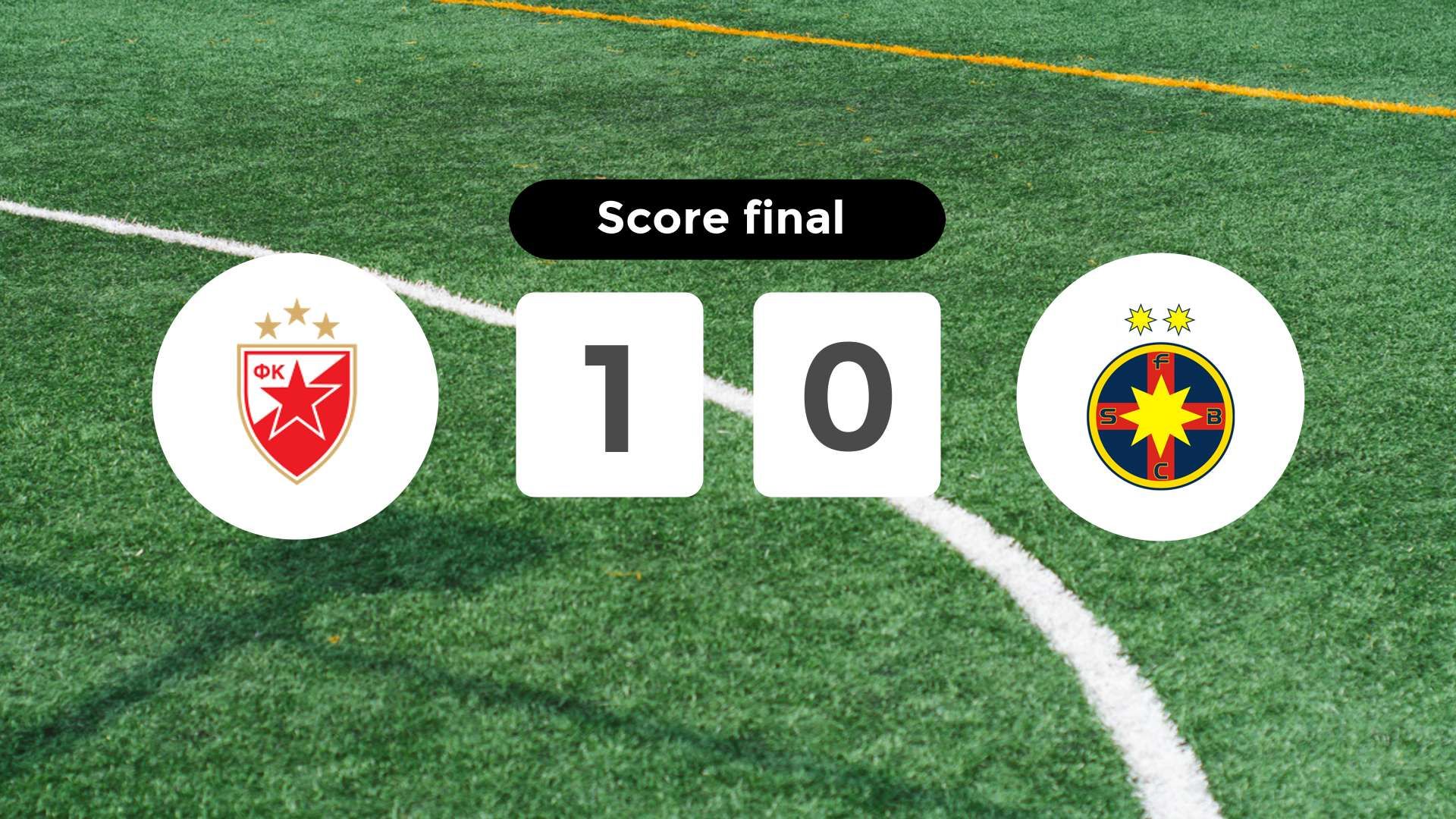 Résumé du match Crvena Zvezda vs FCSB du 27 novembre 2025