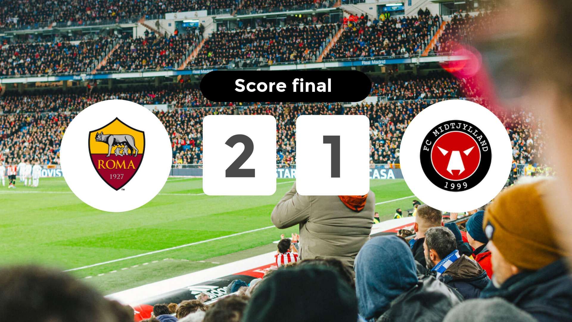 Résumé du match Roma vs FC Midtjylland du 27 novembre 2025