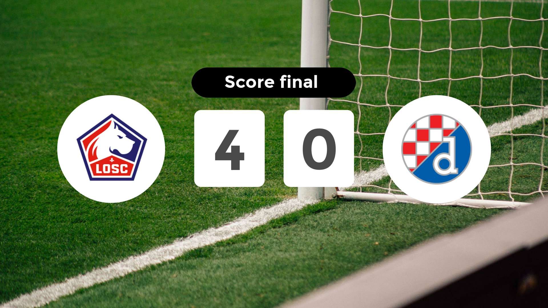 Résumé du match LOSC Lille vs Dinamo Zagreb du 27 novembre 2025