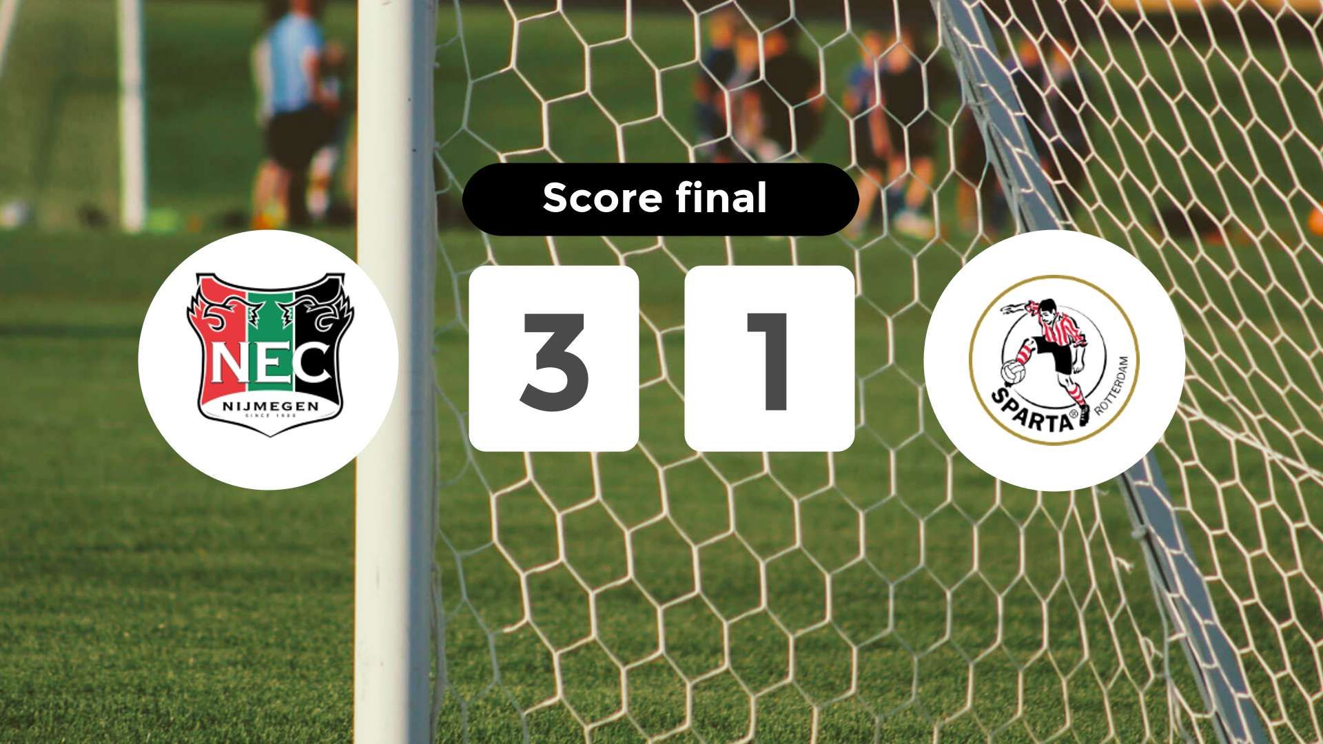 Résumé du match NEC Nijmegen vs Sparta Rotterdam du 29 novembre 2025