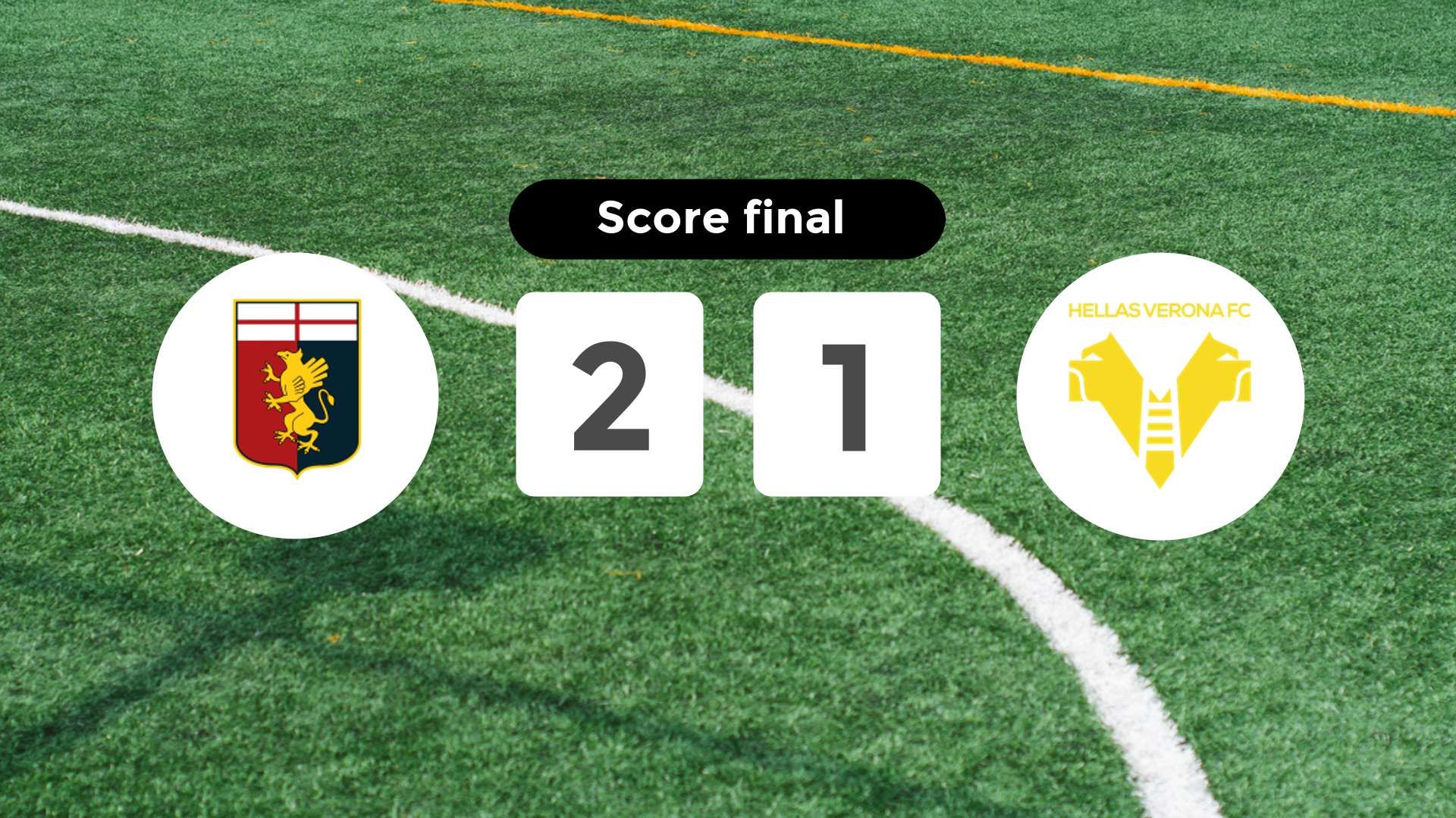 Résumé du match Genoa vs Hellas Verona du 29 novembre 2025