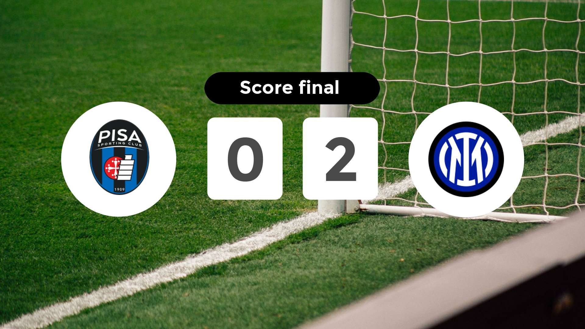 Résumé du match Pisa vs Inter du 30 novembre 2025