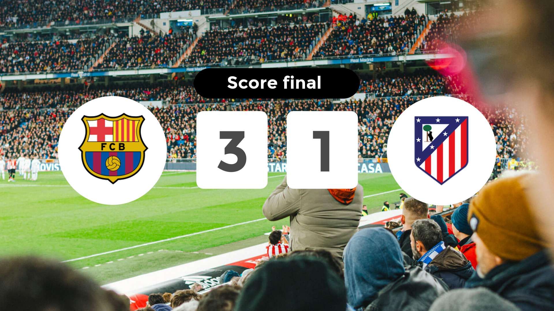 Résumé du match FC Barcelona vs Atlético Madrid du 2 décembre 2025
