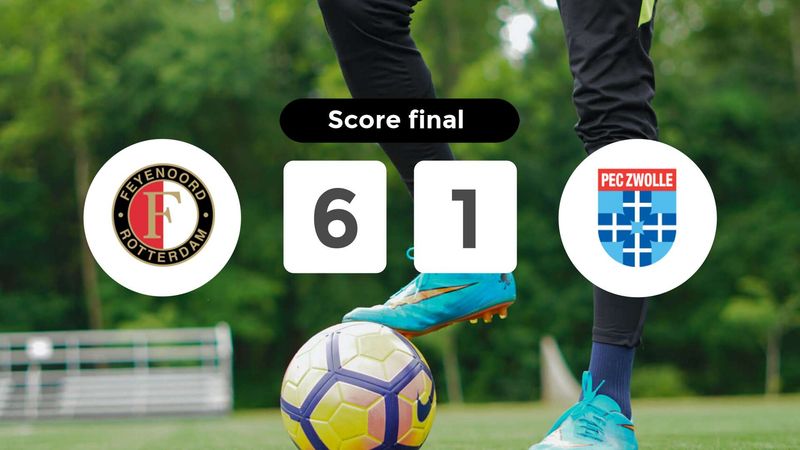 Résumé du match Feyenoord vs PEC Zwolle du 6 décembre 2025