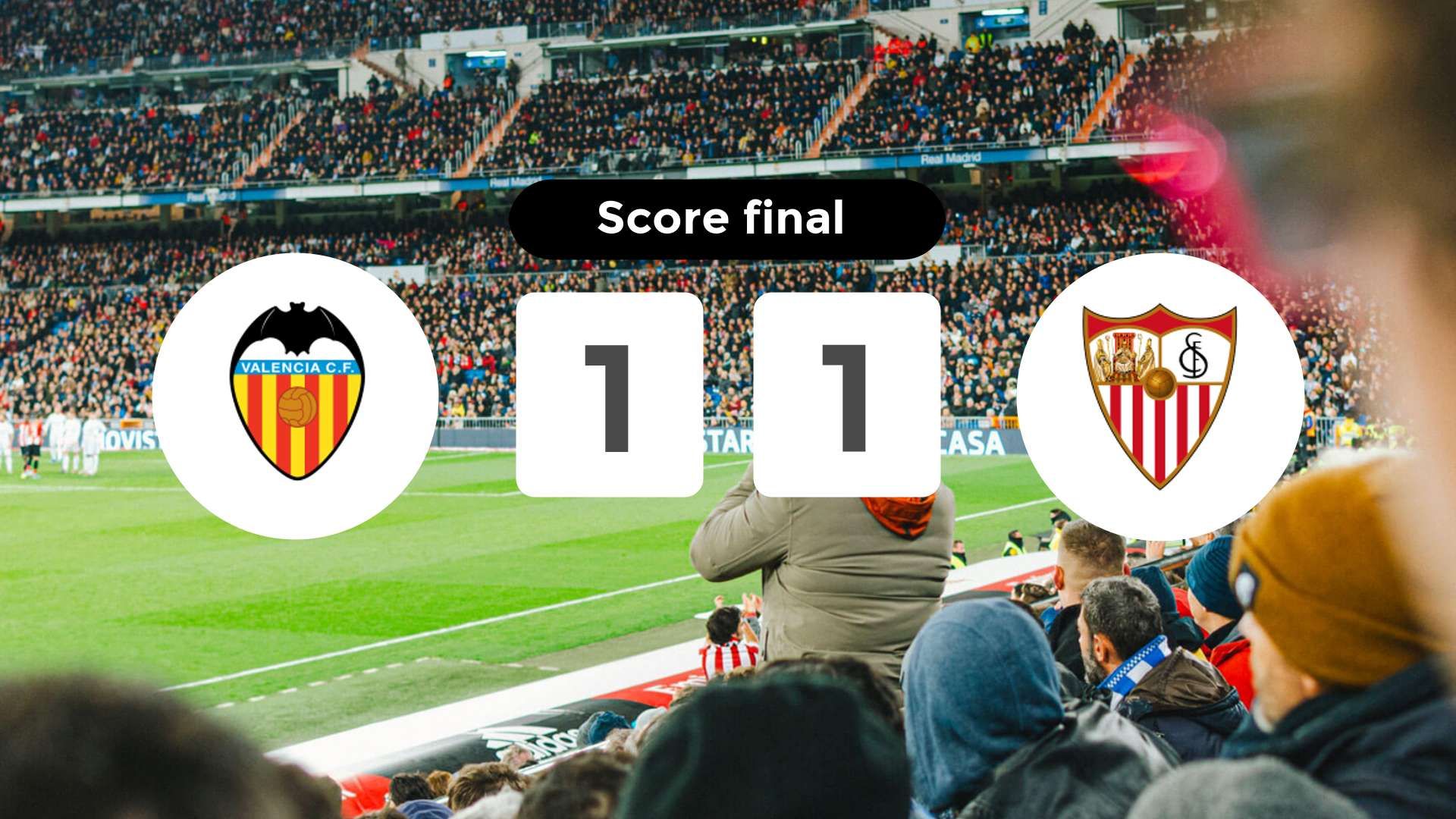 Résumé du match Valencia vs Sevilla du 7 décembre 2025