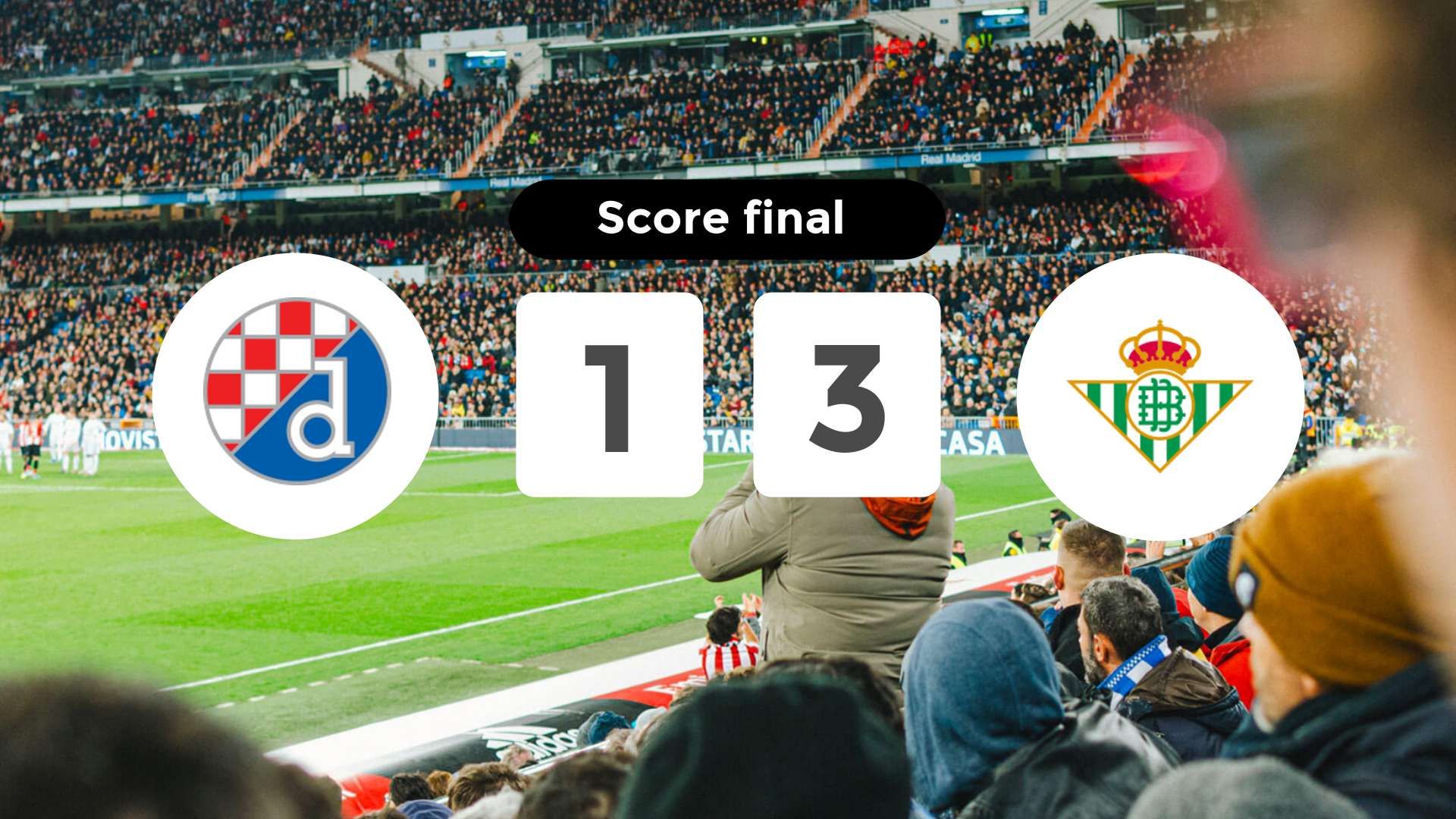 Résumé du match Dinamo Zagreb vs Real Betis du 11 décembre 2025
