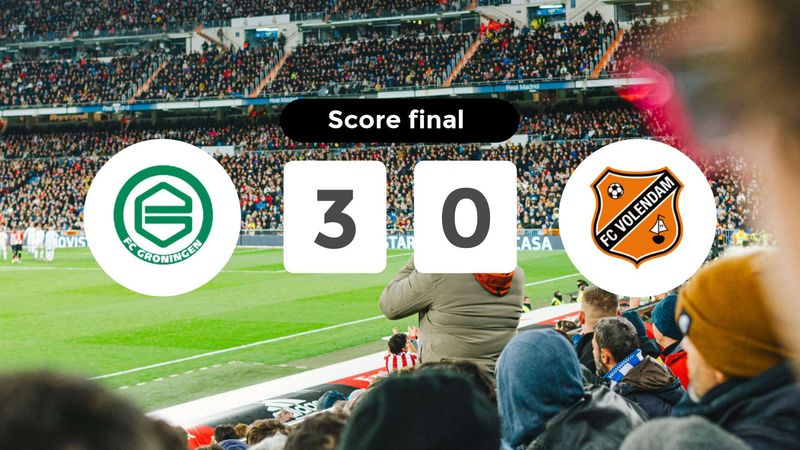 Résumé du match FC Groningen vs FC Volendam du 13 décembre 2025